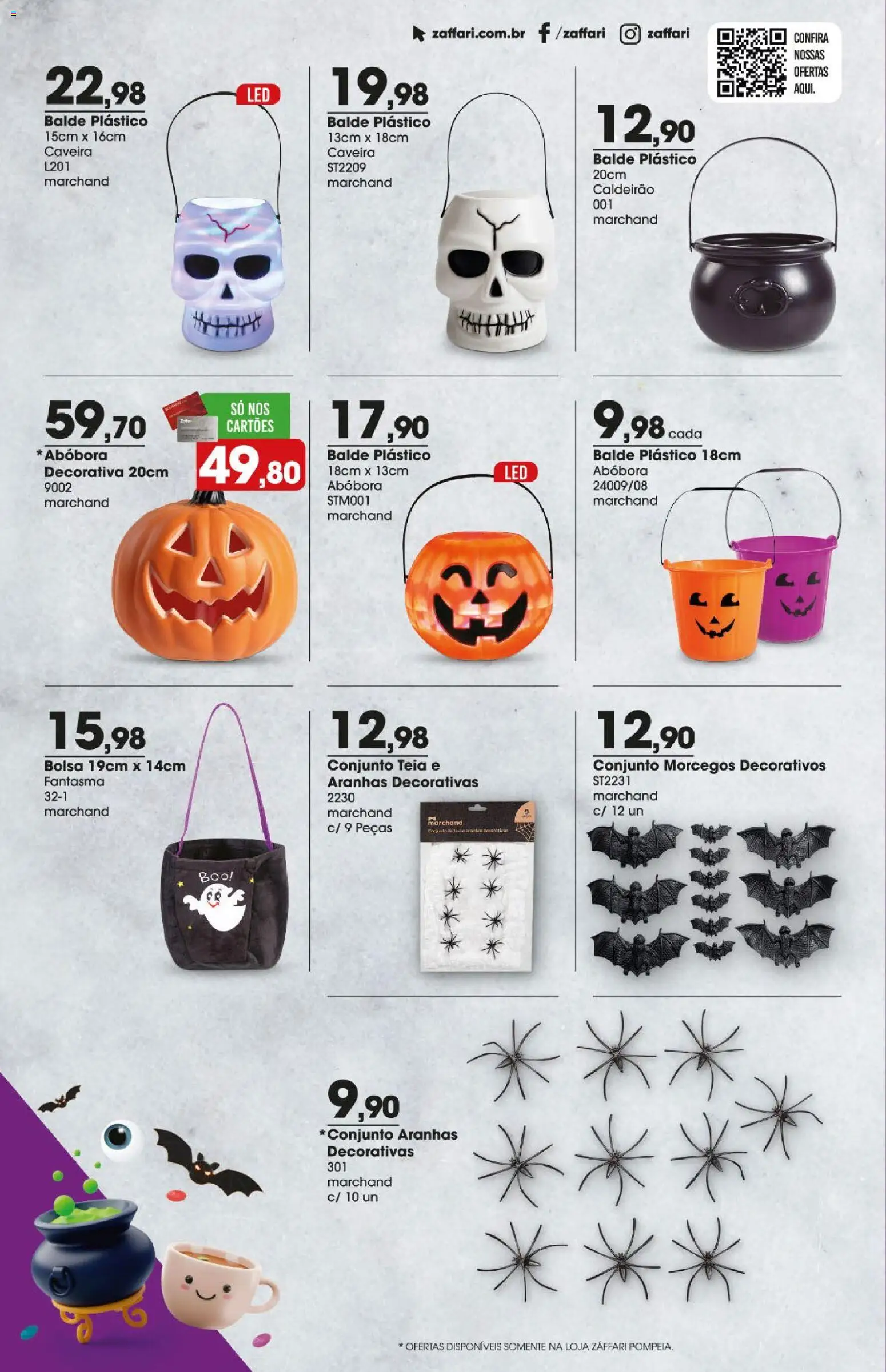 Zaffari Folheto - válido de 24.10.2025 | Página: 8 | Produtos: Abóbora, Bolsa, Balde