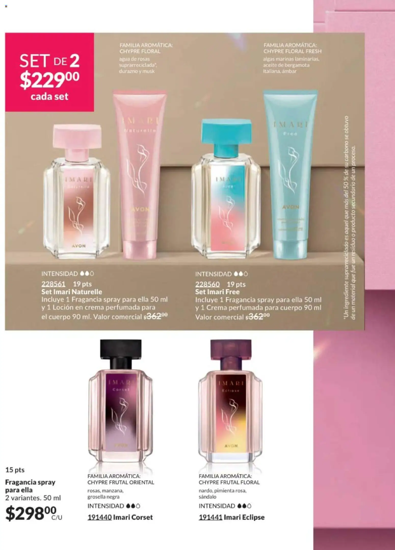 Nuevas ofertas de AVON válidas en toda la República Mexicana desde el 28.11.2025. ¡Encuentra las mejores ofertas en AVON campaña 18 2025! | Página: 30 | Productos: Pimienta, Aceite, Loción, Fragancia