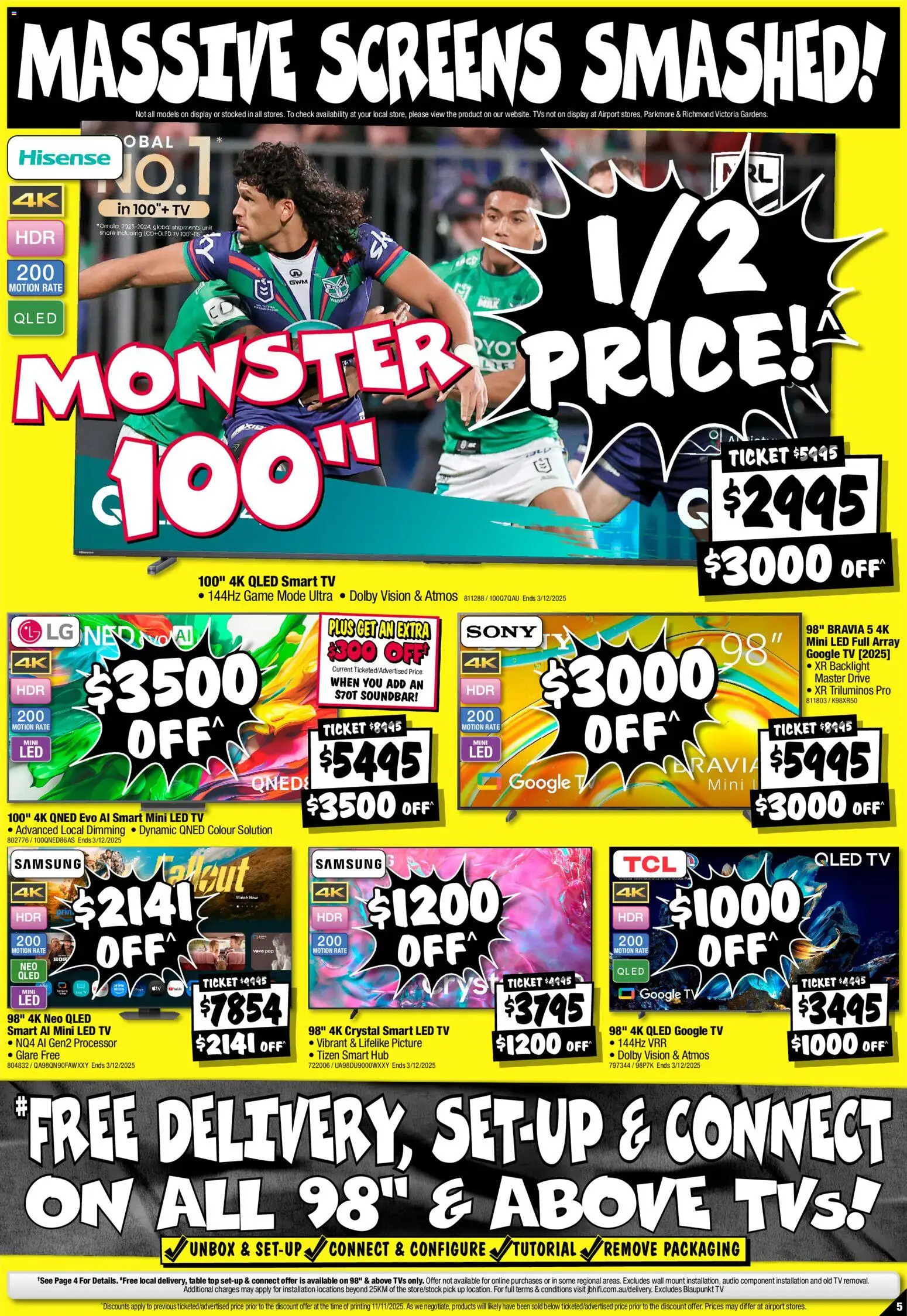 JB Hi-Fi catalogue - valid from 19.11.2025 | Page: 5 | Products: Picture, Tv, Game, Smart tv