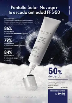Vista previa de folleto Oriflame - Campaña 17 de la Oriflame válido desde 06.12.2025 | Página: 47 | Productos: Protector solar