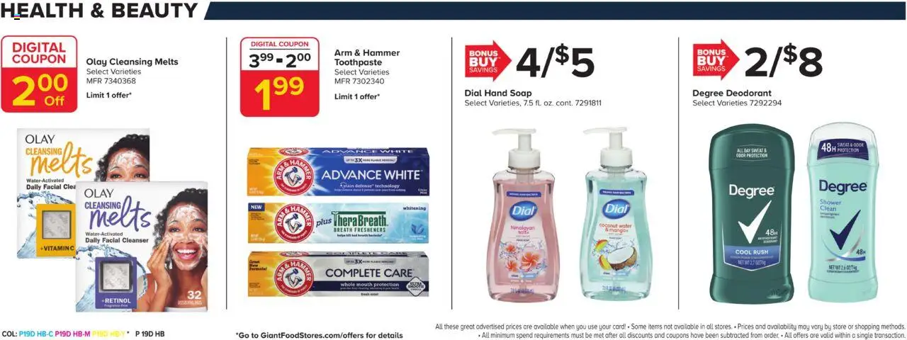 Giant Weekly Ad - valid from 15.08.2025 | Page: 22 | Products: Shower, Deodorant, Water, Mango