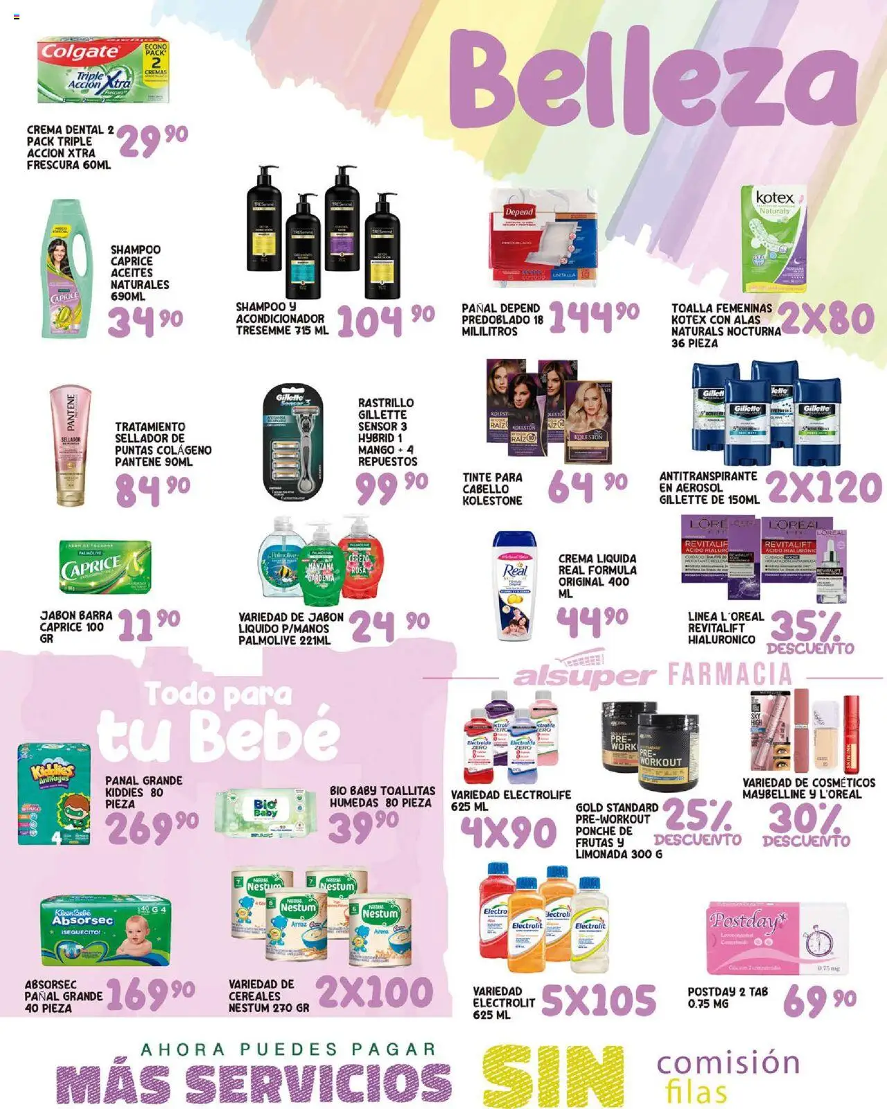 Nuevas ofertas de Alsuper válidas en toda la República Mexicana desde el 22.08.2025. ¡Encuentra las mejores ofertas en Alsuper - Folleto! | Página: 4 | Productos: Crema, Toallitas húmedas, Mango, Cereales