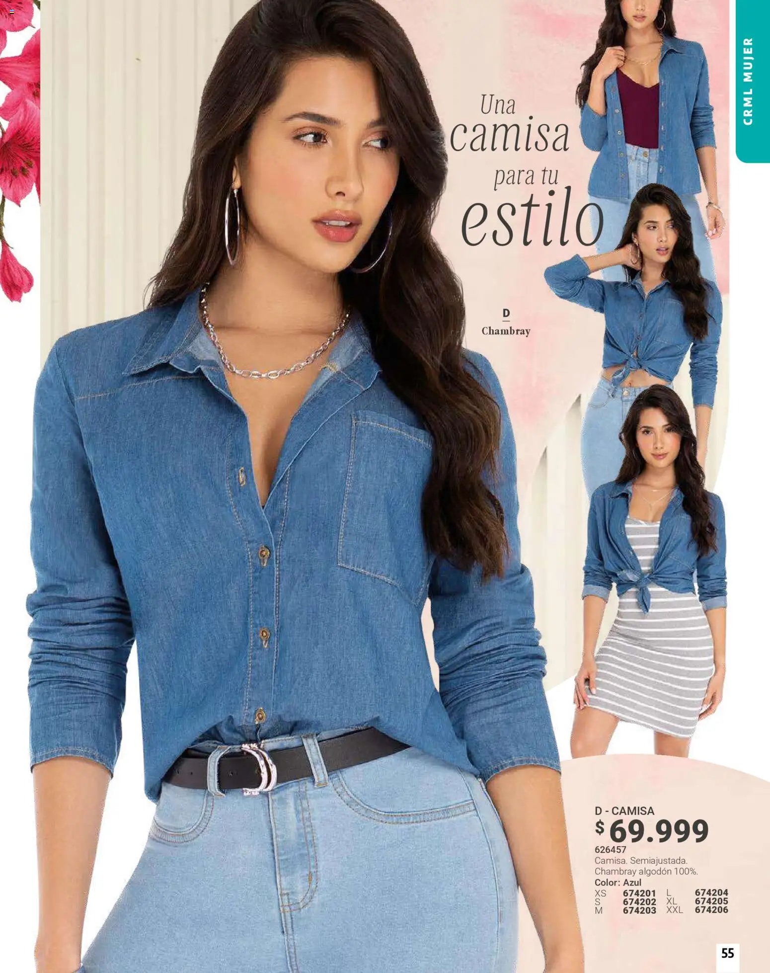 Carmel revista - valida desde el 01.03.2026 | Página: 55 | Productos: Algodón, Camisa