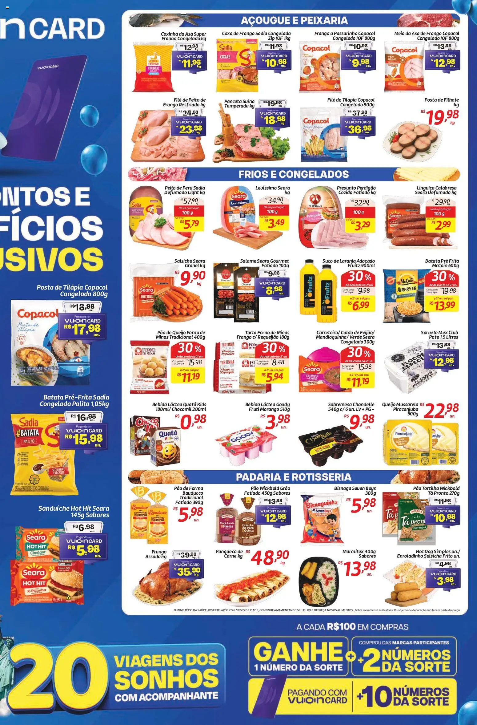 Comper Folheto - válido de 27.10.2025 | Página: 3 | Produtos: Queijo, Tilápia, Sorvete, Requeijão