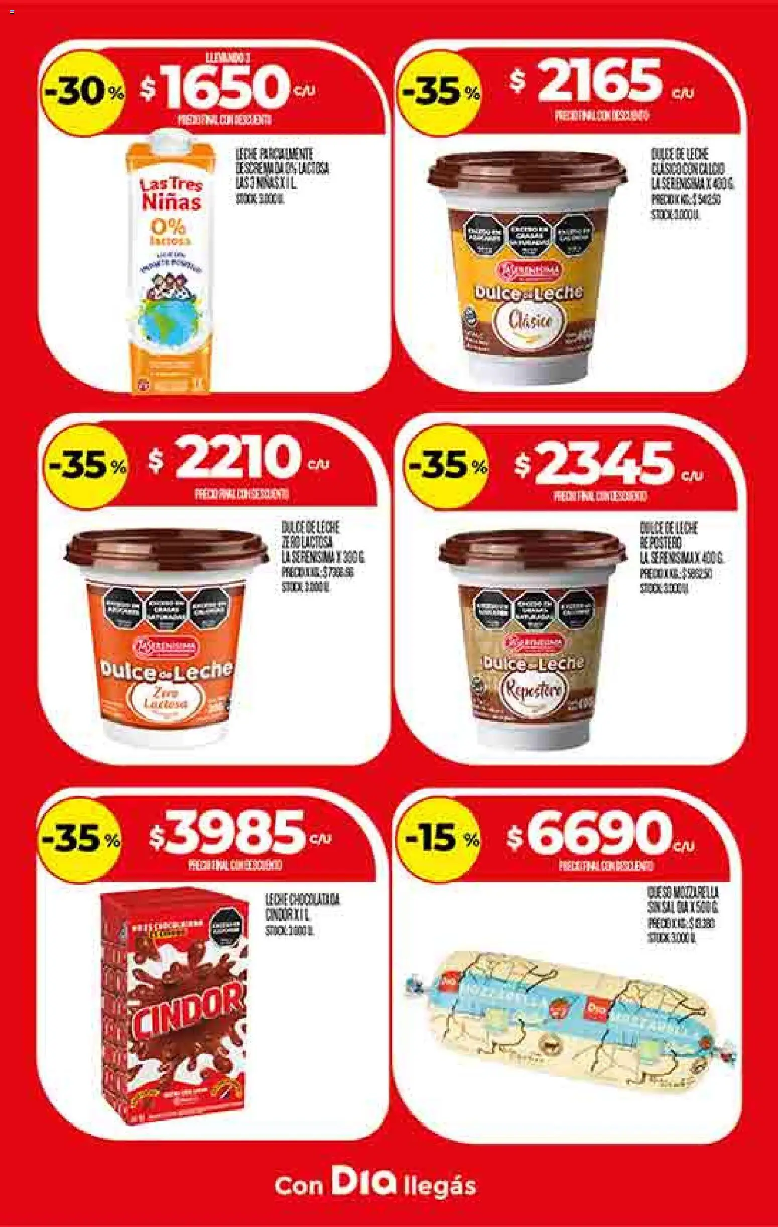 Dia - Ofertas - Salta y Jujuy │ válido desde el 19.11.2025 | Página: 11 | Productos: Dulce de leche, Leche