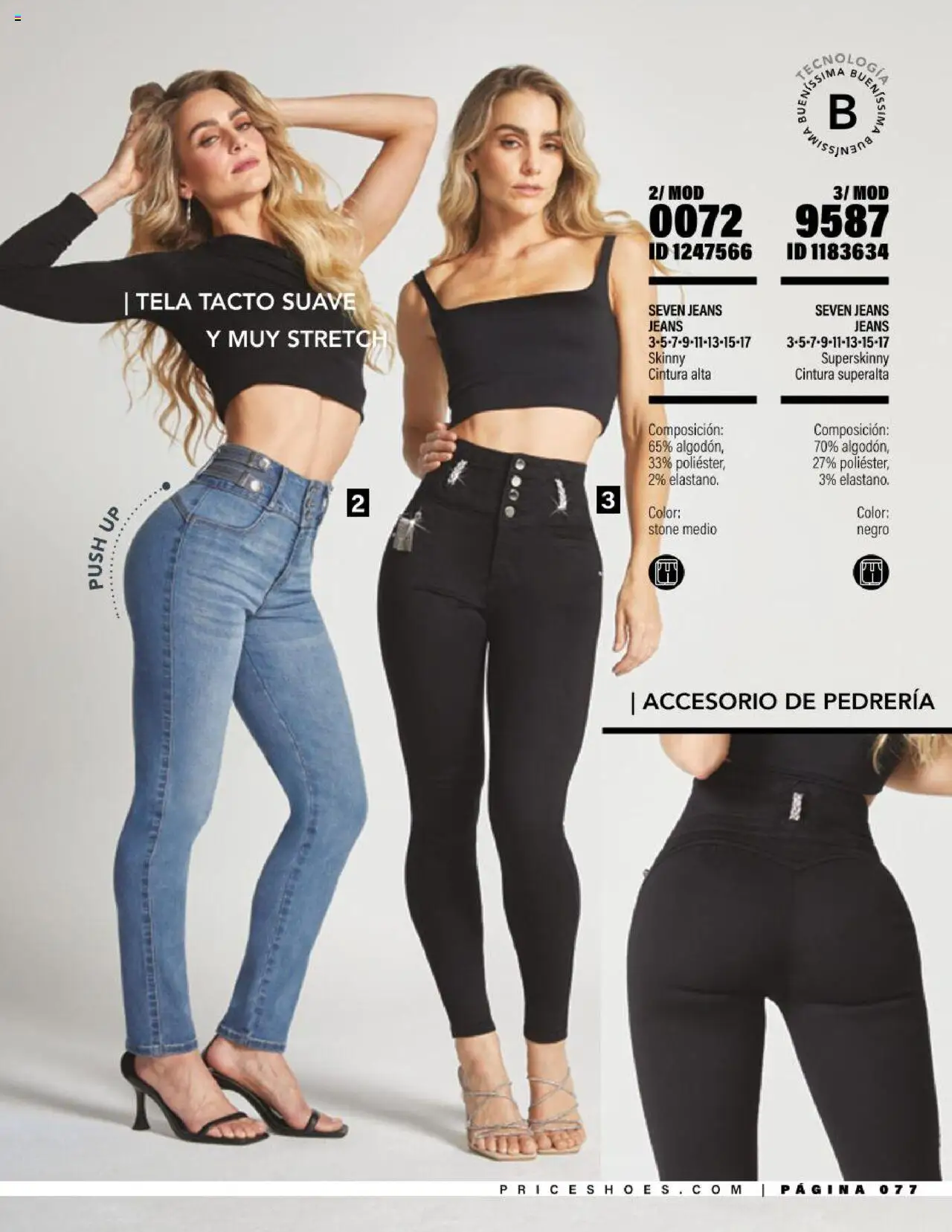 Nuevas ofertas de Price Shoes válidas en toda la República Mexicana desde el 05.08.2025. ¡Encuentra las mejores ofertas en Price Shoes - Catálogo Jeans ! | Página: 77