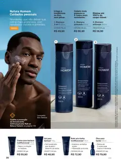 Natura Folheto - válido de 08.07.2025 | Página: 36 | Produtos: Shampoo, Desodorante, Óleo, Creme