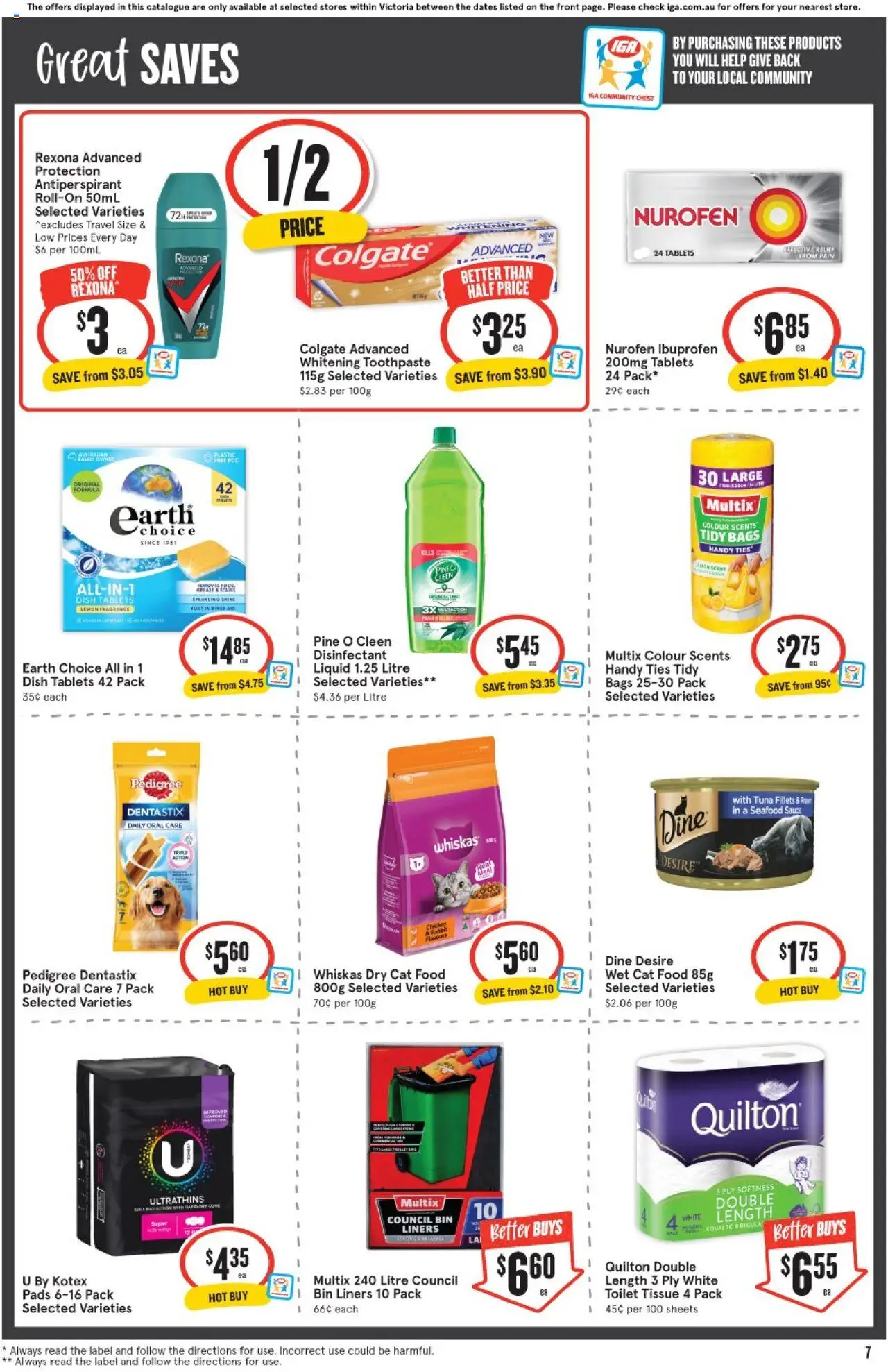 IGA catalogue - valid from 06.08.2025 | Page: 7 | Products: Pot, Chicken, Cream, Sugar