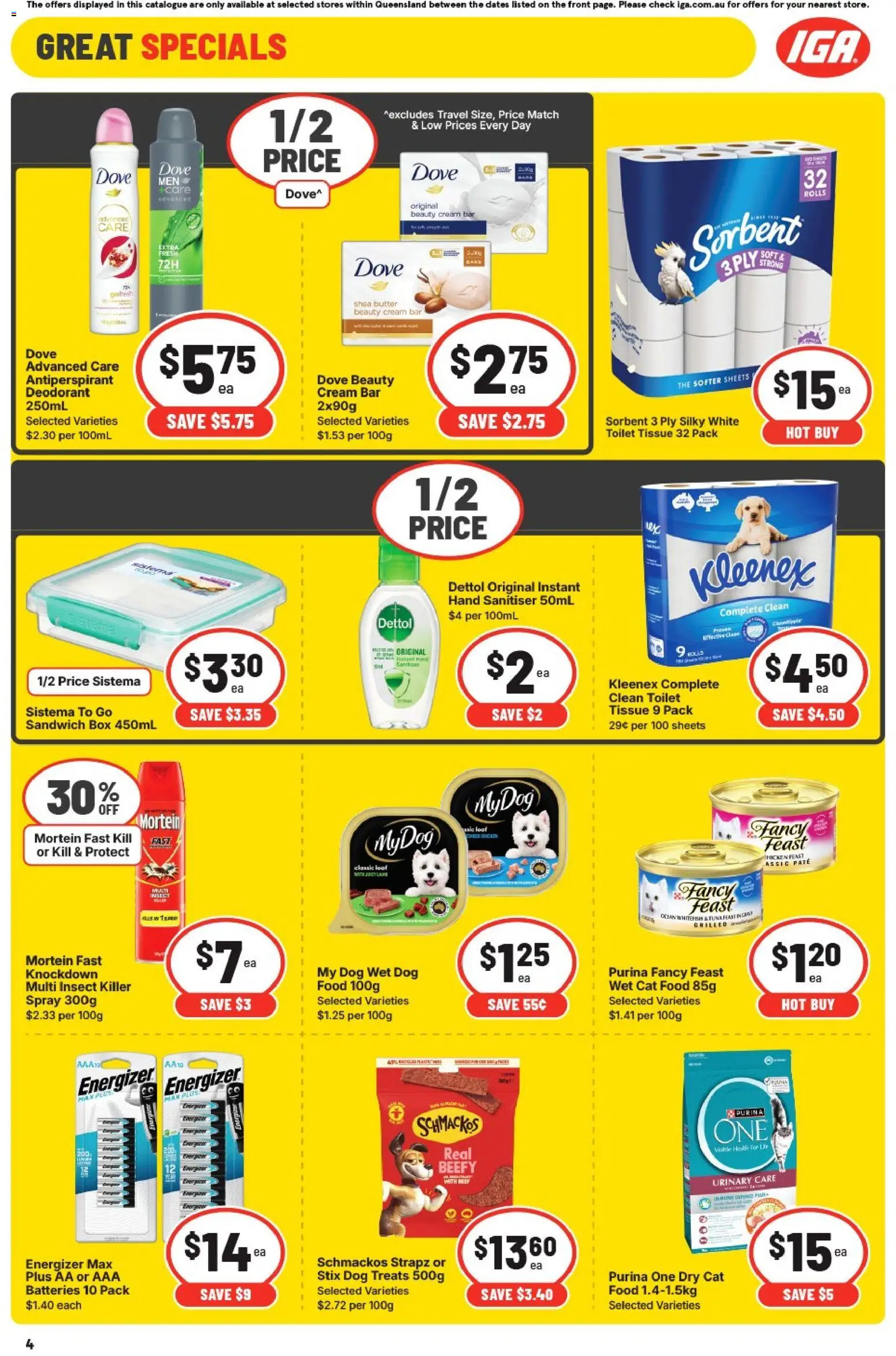 IGA catalogue - valid from 04.03.2026 | Page: 7 | Products: Beer, Chips, Steak, Sausage