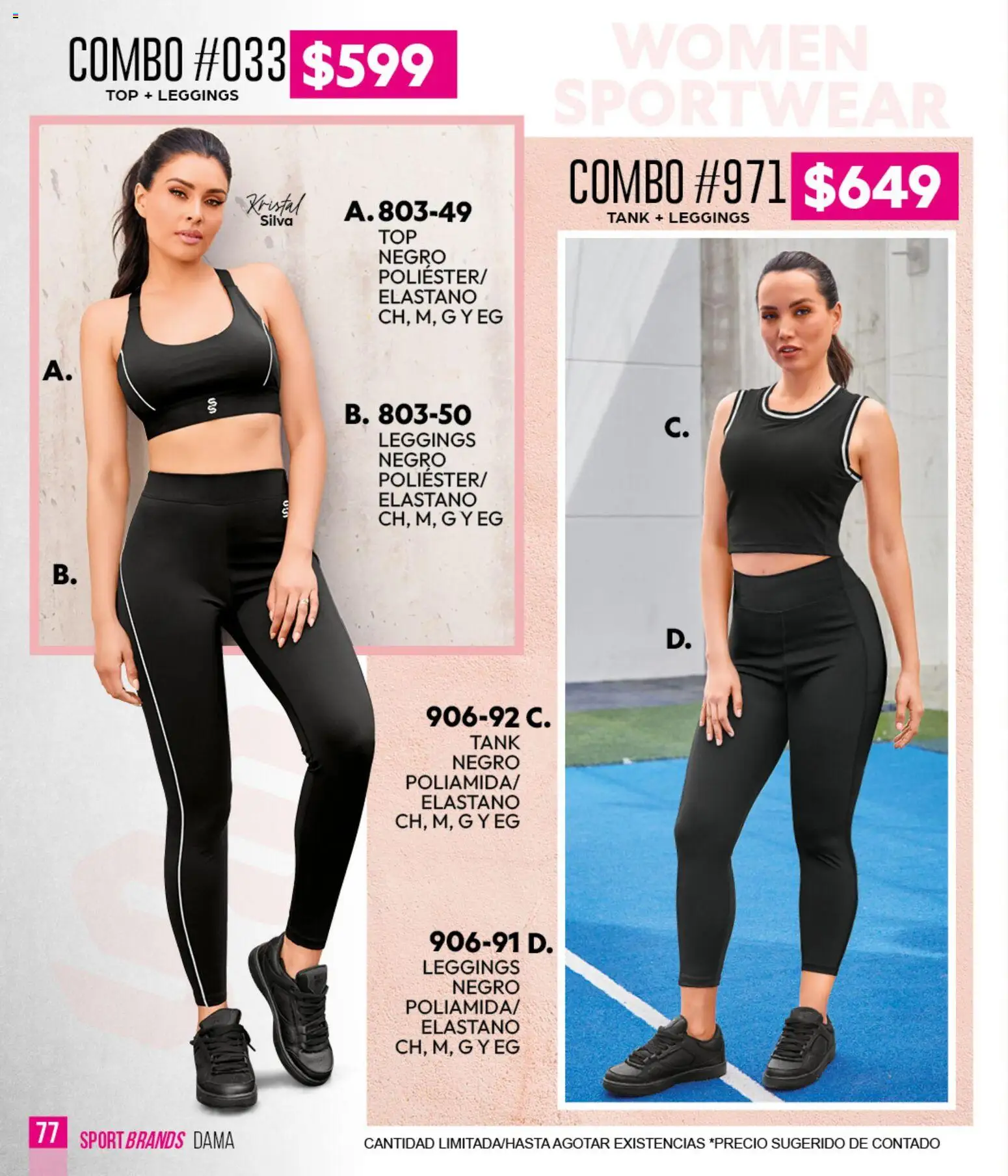 Nuevas ofertas de Cklass válidas en toda la República Mexicana desde el 05.03.2026. ¡Encuentra las mejores ofertas en Cklass catálogo Sportbrands Verano Caballero! | Página: 205 | Productos: Leggings, Top
