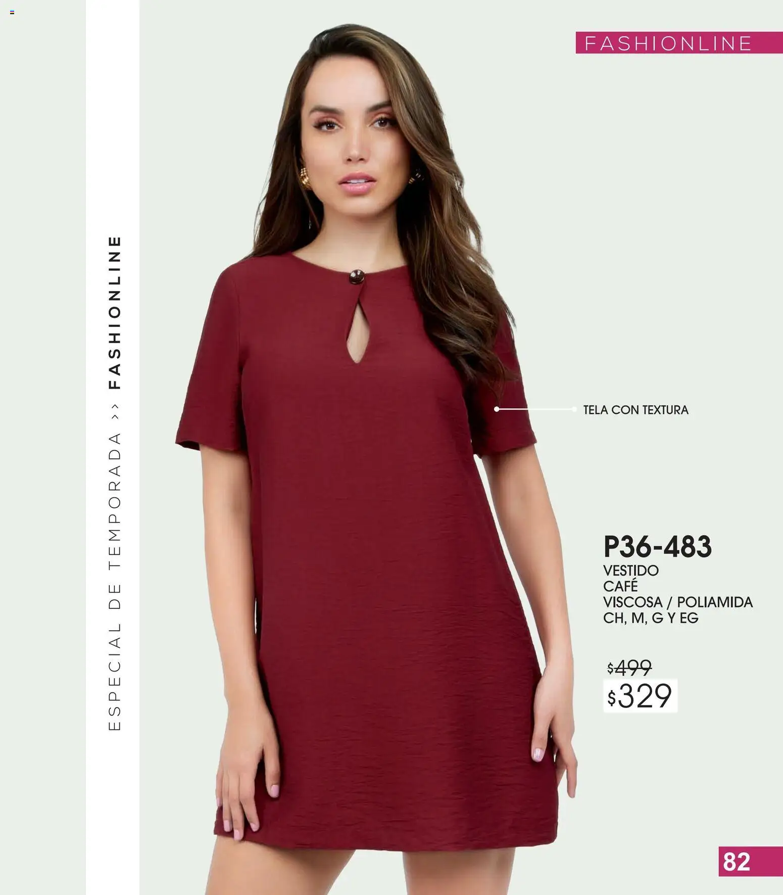 Nuevas ofertas de Cklass válidas en toda la República Mexicana desde el 13.02.2026. ¡Encuentra las mejores ofertas en Cklass catálogo Especial Fashionline! | Página: 83 | Productos: Café, Vestido