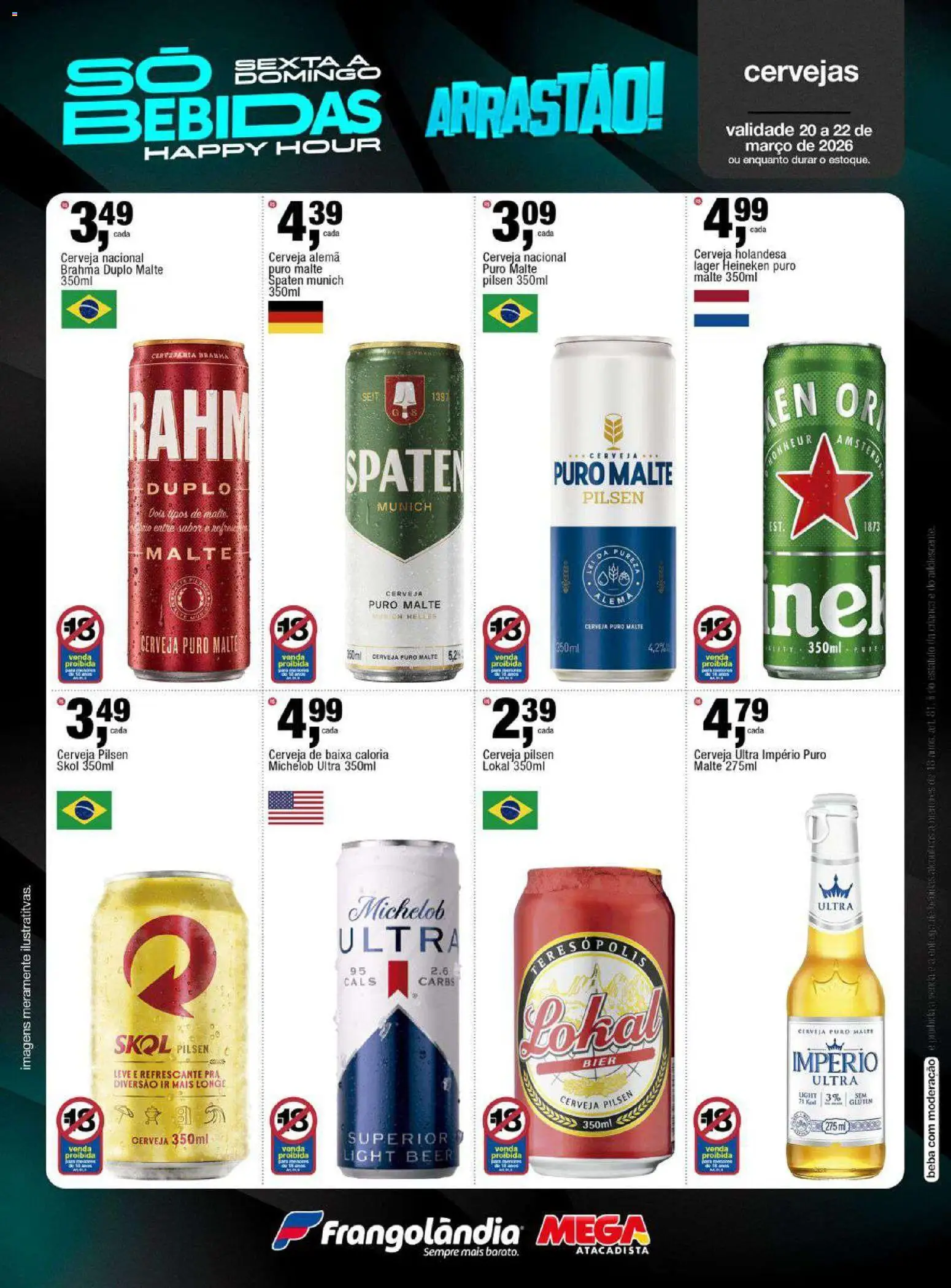 Frangolândia Folheto - válido de 20.03.2026 | Página: 9 | Produtos: Cerveja, Heineken
