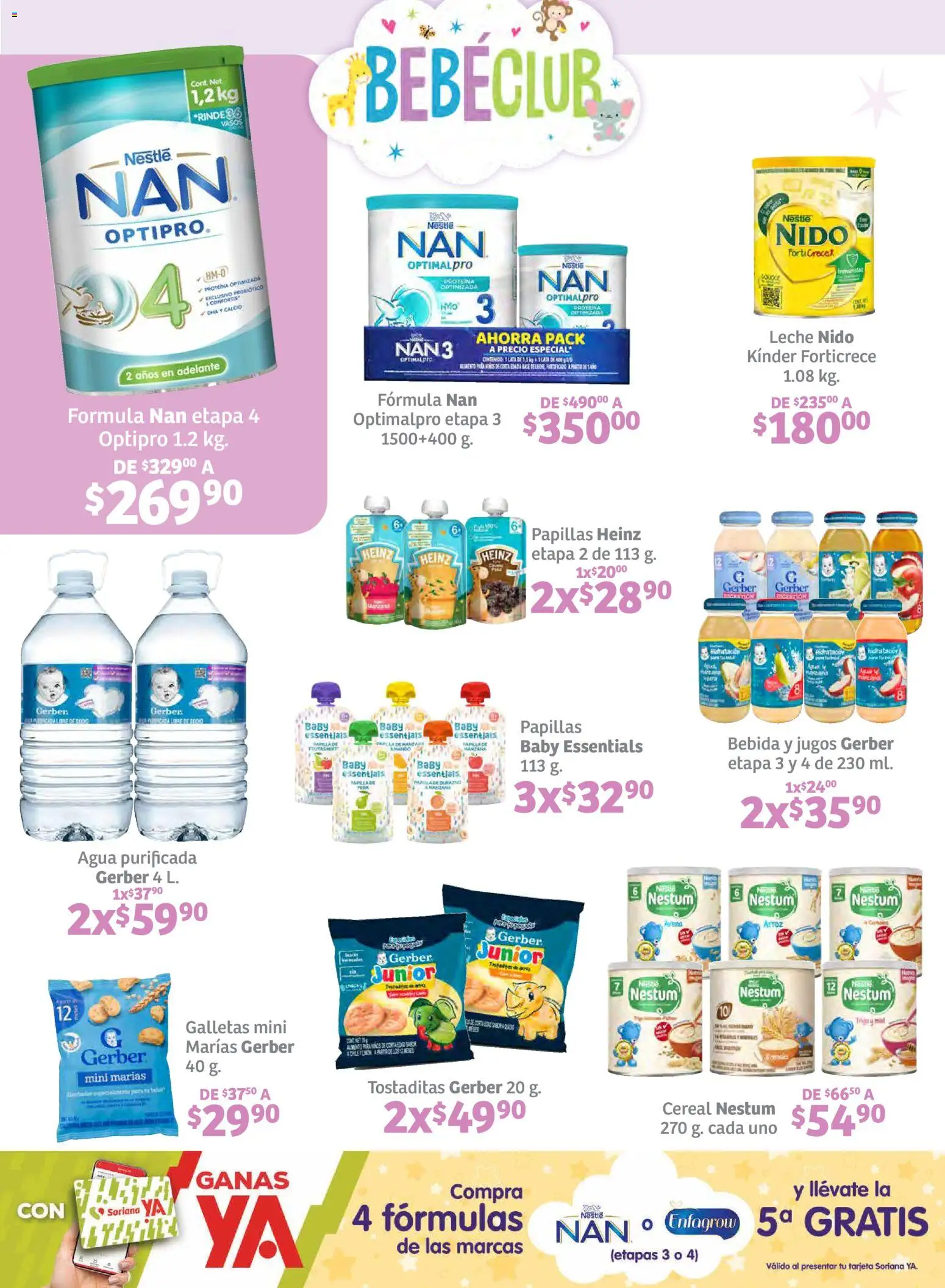 Nuevas ofertas de Soriana válidas en toda la República Mexicana desde el 30.01.2026. ¡Encuentra las mejores ofertas en Soriana - Preciazazaso Híper: Ags, Col, Gto, Jal, Mich! | Página: 53 | Productos: Agua, Leche, Galletas, Vasos