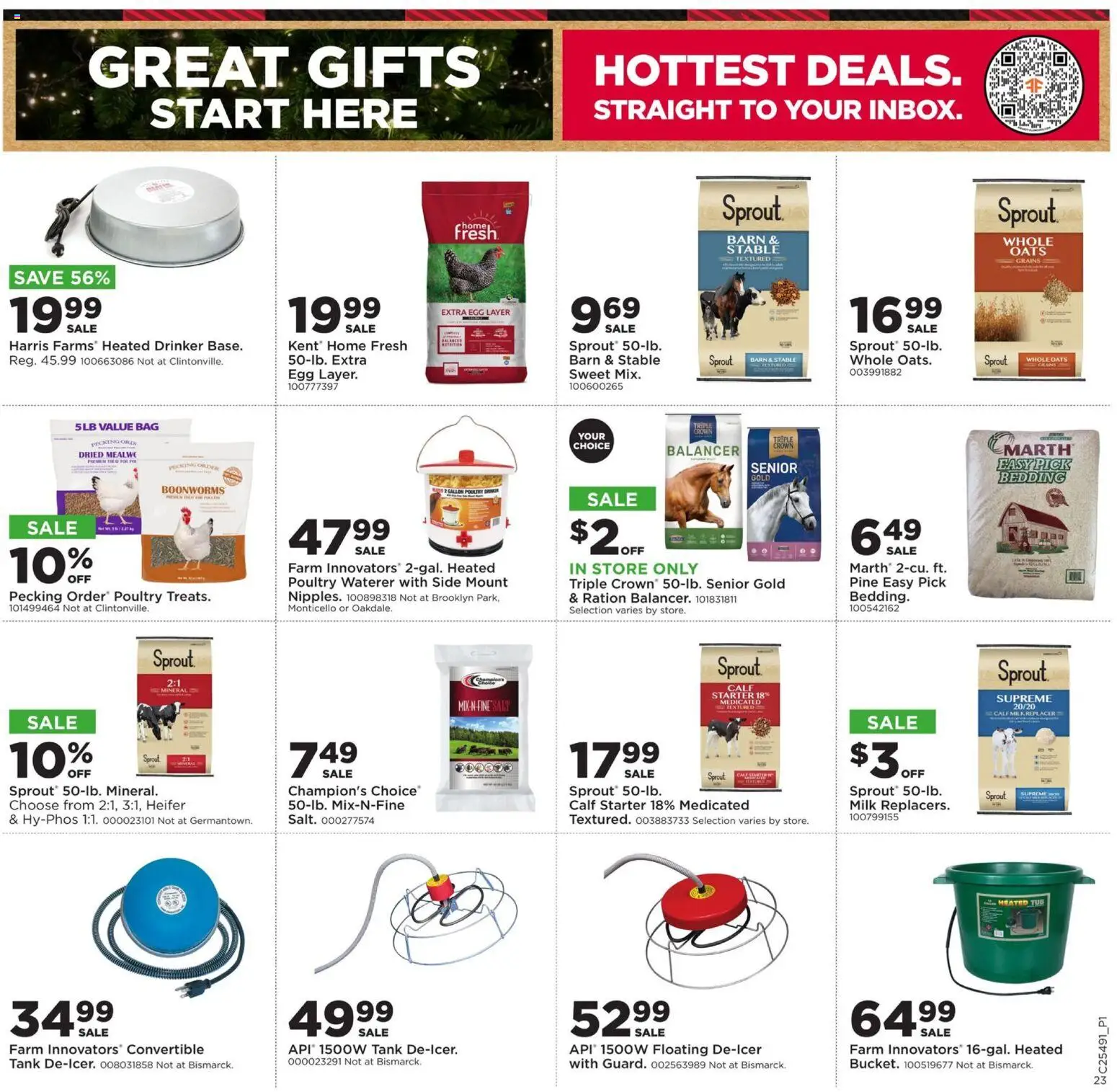 Mills Fleet Farm Weekly Ad - valid from 04.12.2025 | Page: 29 | Products: Salt, Starter, Poultry, Bag
