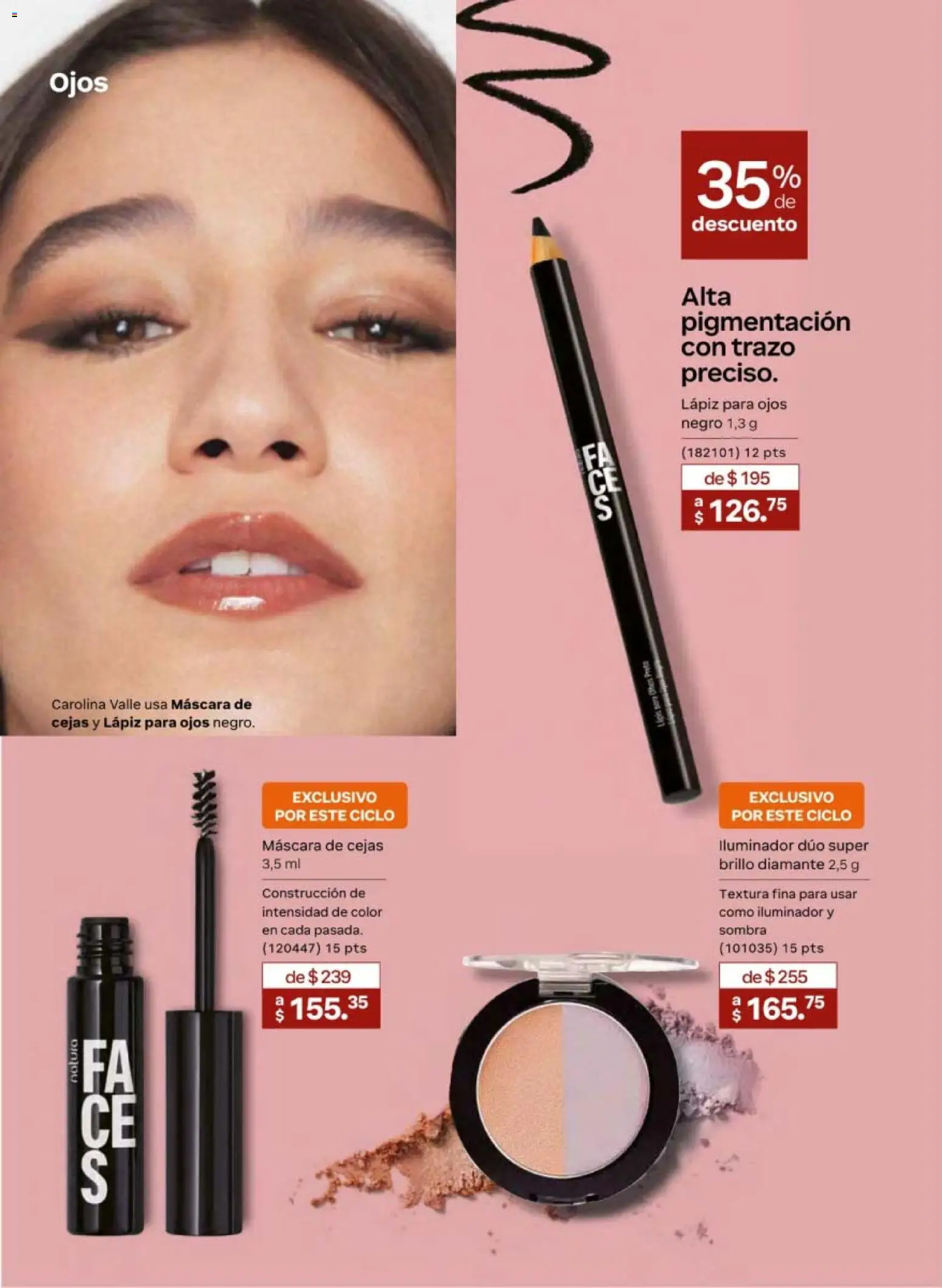 Nuevas ofertas de Natura válidas en toda la República Mexicana desde el 13.03.2026. ¡Encuentra las mejores ofertas en Natura campaña 5 2026! | Página: 72 | Productos: Iluminador, Máscara, Brillo, Sombra