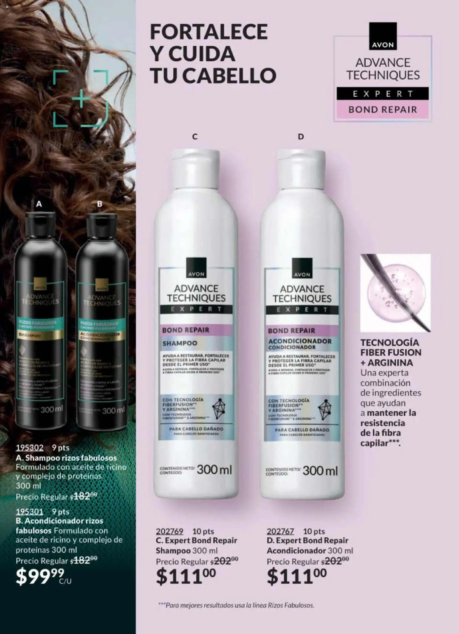 Nuevas ofertas de AVON válidas en toda la República Mexicana desde el 30.01.2026. ¡Encuentra las mejores ofertas en AVON campaña 3 2026! | Página: 187 | Productos: Aceite, Acondicionador