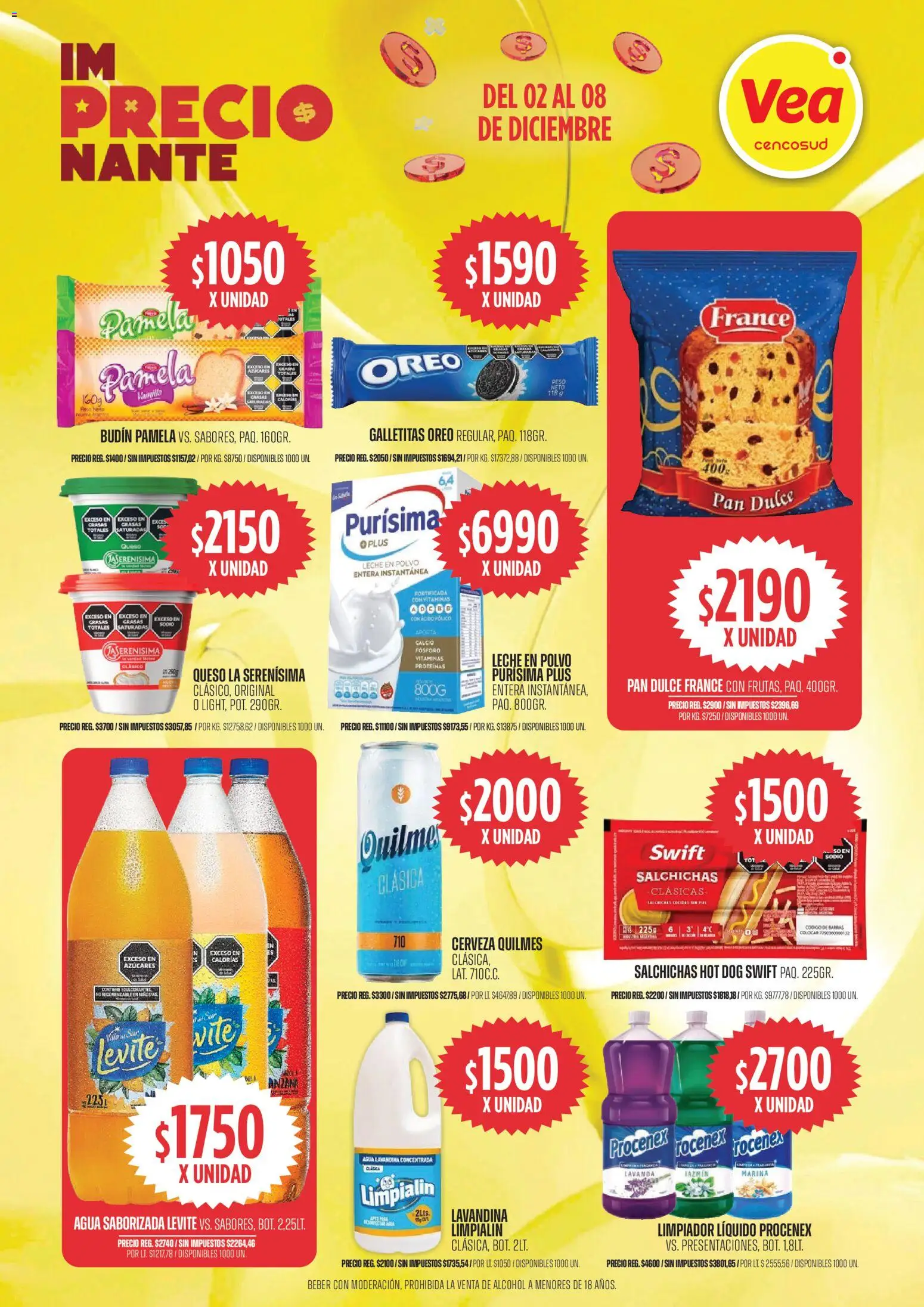 Vea ofertas │ válido desde el 02.12.2025 | Página: 2 | Productos: Galletitas, Leche, Pan, Cerveza