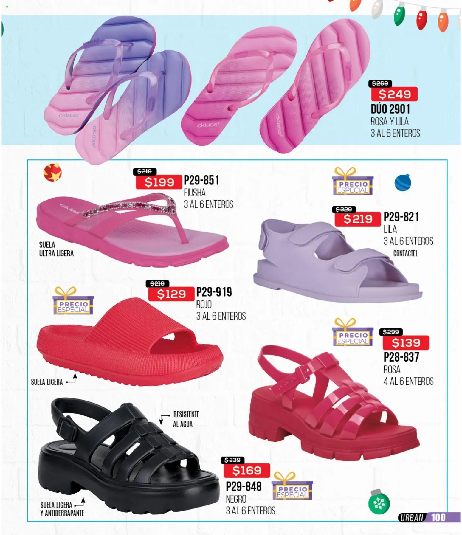 Nuevas ofertas de Cklass válidas en toda la República Mexicana desde el 30.11.2025. ¡Encuentra las mejores ofertas en Cklass catálogo Rebajas Navideñas Ropa! | Página: 358 | Productos: Agua