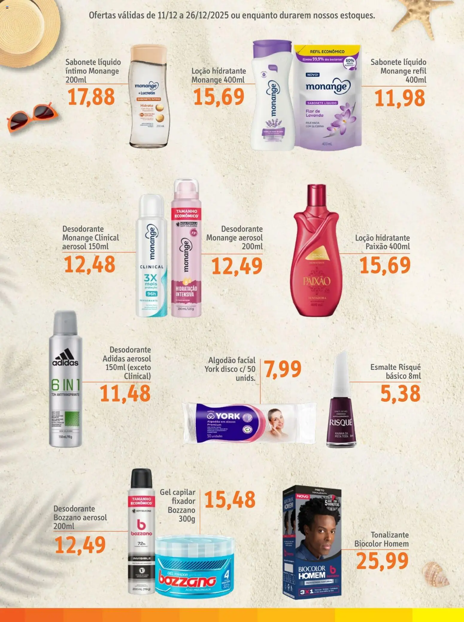 Sonda Folheto - válido de 01.12.2025 | Página: 8 | Produtos: Desodorante, Algodão, Disco, Fixador