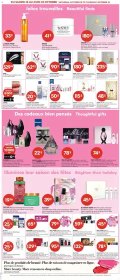 Preview of Pharmaprix weekly flyer / circulaire from shop Pharmaprix valid from 18.10.2025 | Page: 13 | Products: Lip gloss, Body lotion, Bath, Skirt