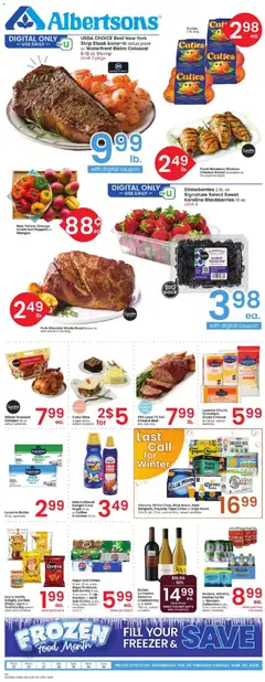 Preview of Albertsons weekly ads valid from 25.02.2026