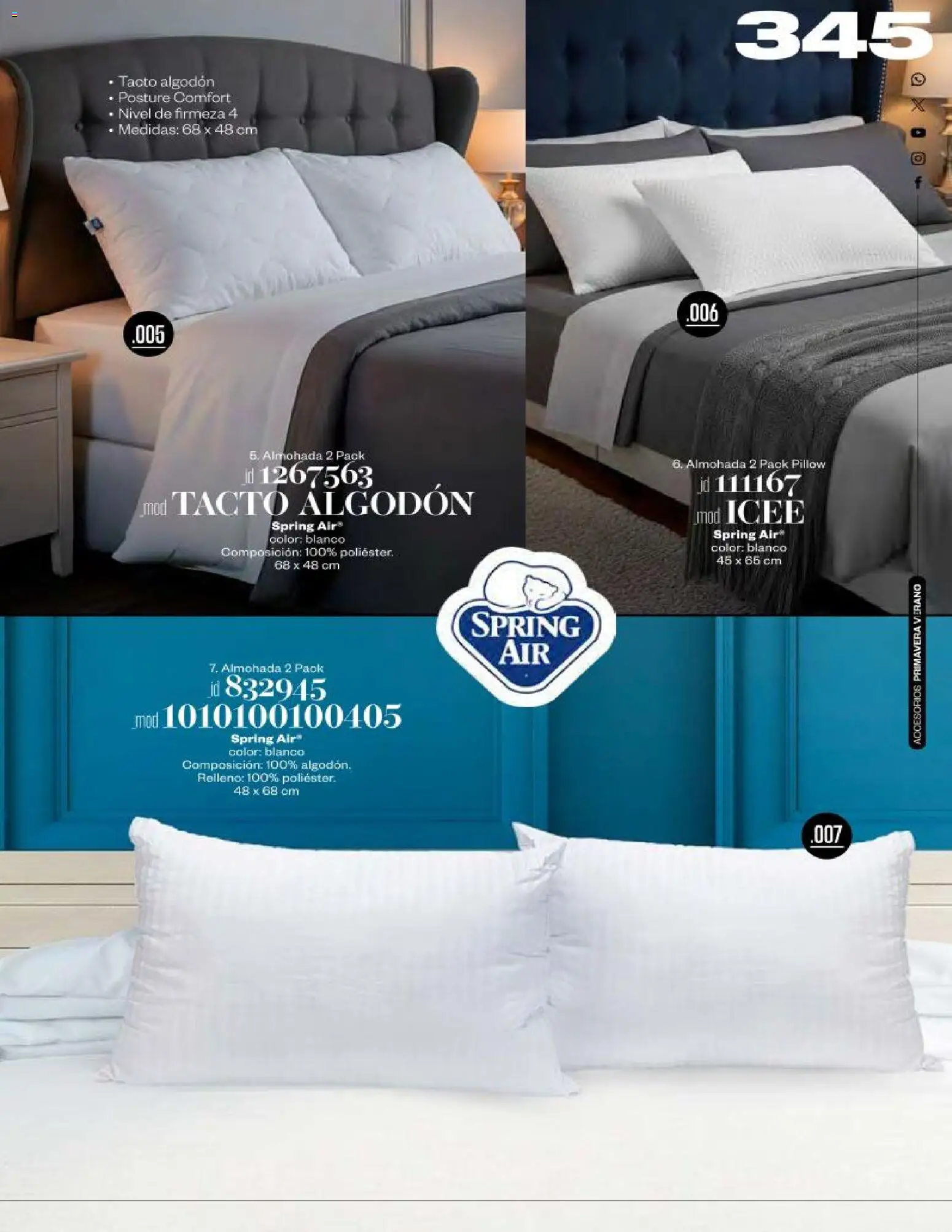 Nuevas ofertas de Price Shoes válidas en toda la República Mexicana desde el 18.04.2026. ¡Encuentra las mejores ofertas en Price Shoes catálogo Accesorios! | Página: 345 | Productos: Algodón, Almohada