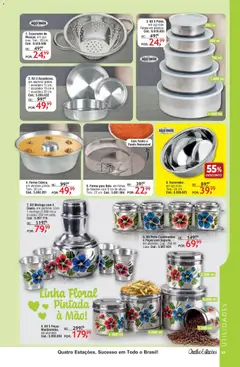 Quatro Estações - Catálogo 02-03-04 - Pré-Visualização do folheto da loja Quatro Estações, válido de 01.02.2026 | Página: 85 | Produtos: Escorredor, Porta, Copos, Assadeira