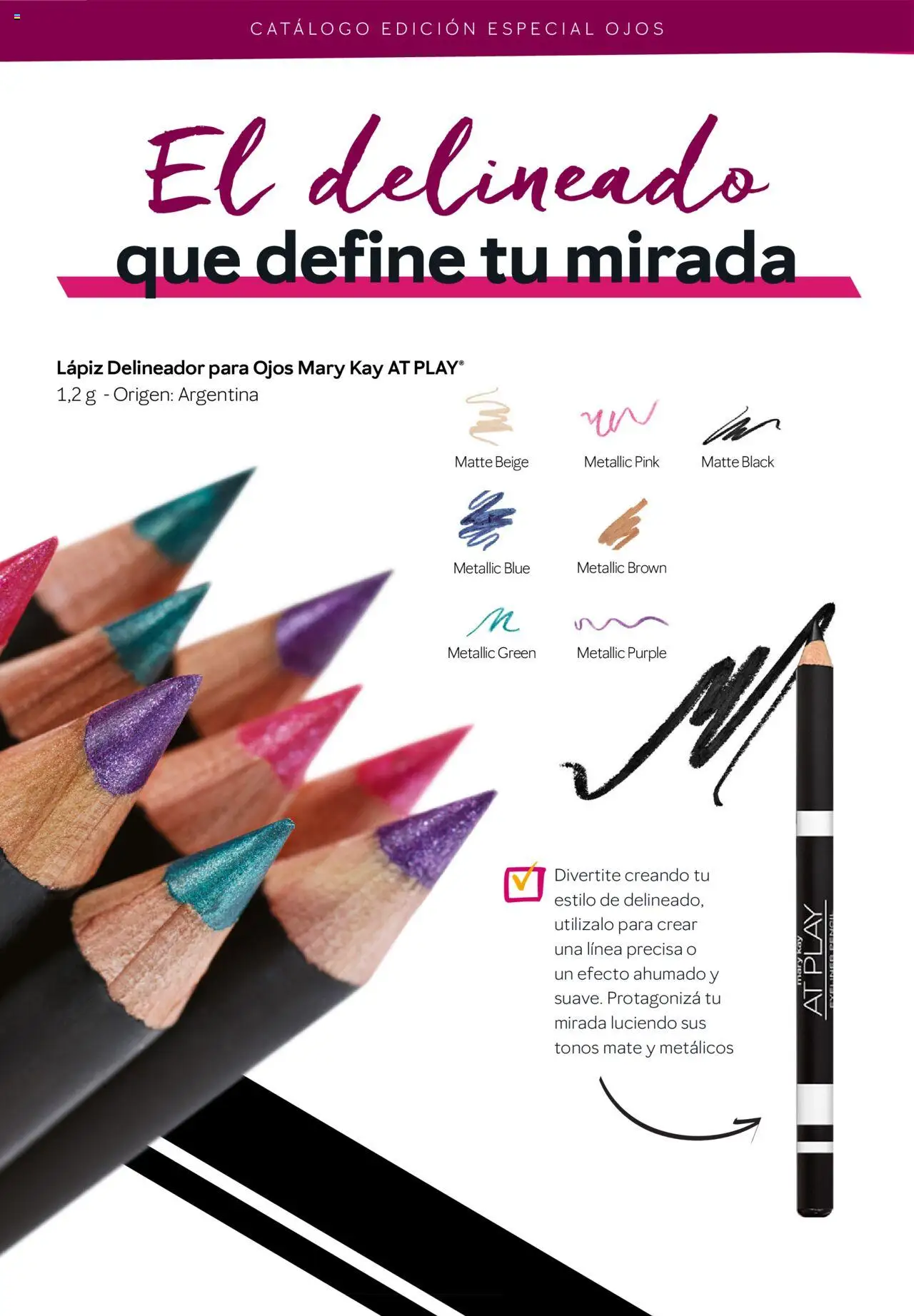 Mary Kay catálogo │ válido desde el 01.08.2025 | Página: 18 | Productos: Mate, Delineador