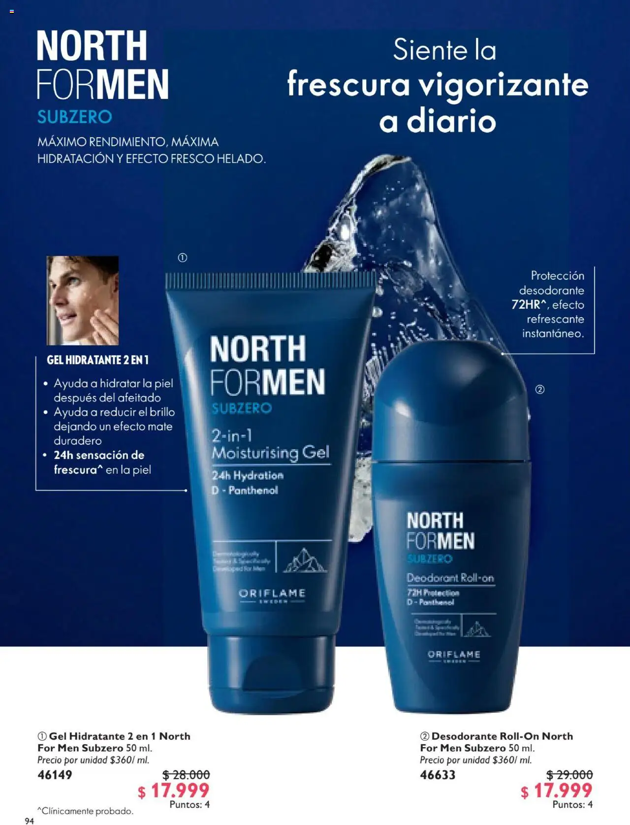Oriflame revista - valida desde el 12.07.2025 | Página: 94 | Productos: Brillo, Desodorante