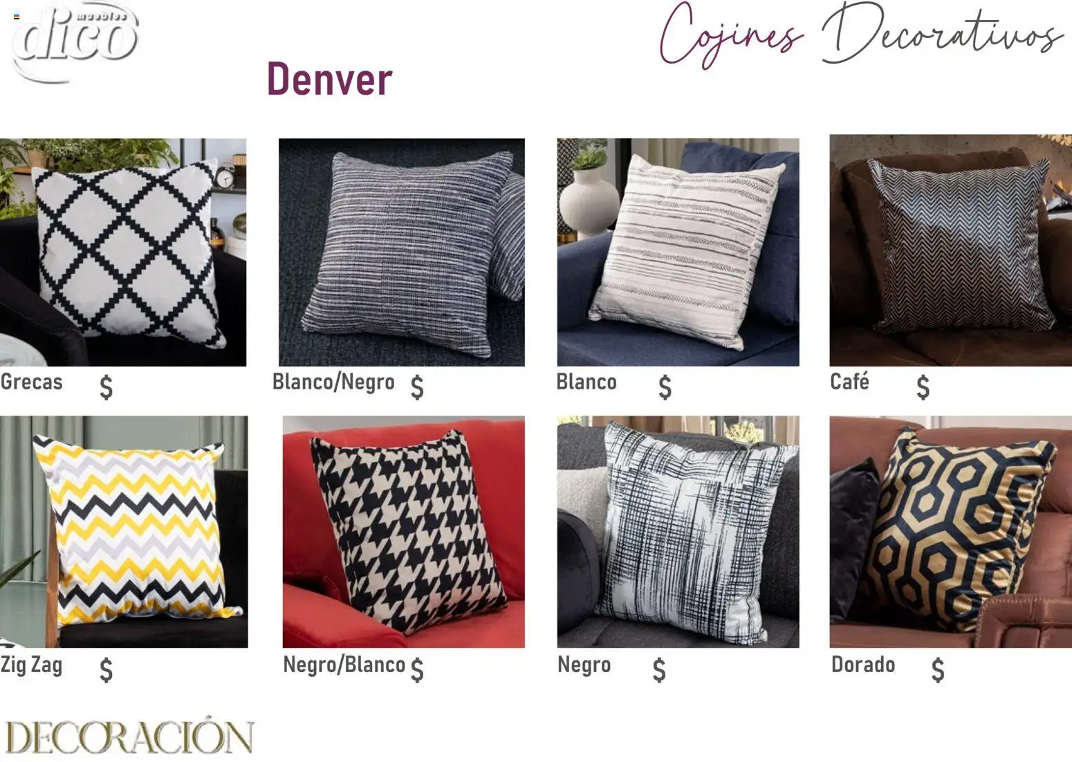 Nuevas ofertas de Muebles Dico válidas en toda la República Mexicana desde el 09.12.2025. ¡Encuentra las mejores ofertas en Muebles Dico catálogo Decoración! | Página: 55 | Productos: Café