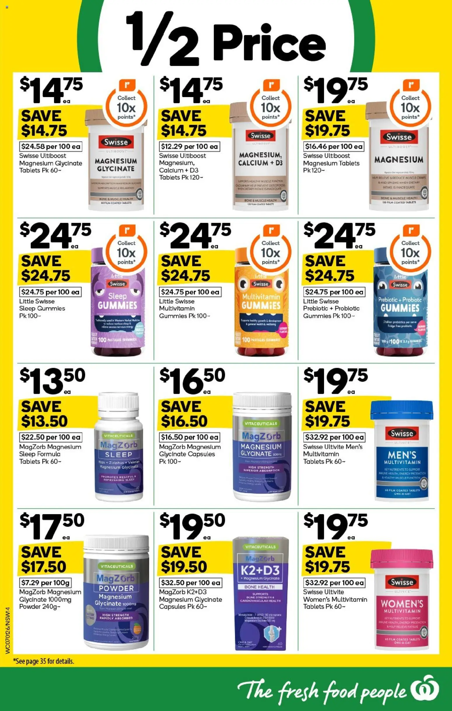 Woolworths catalogue - valid from 07.01.2026 | Page: 14 | Products: Powder, Multivitamin, Fridge, Nutrients