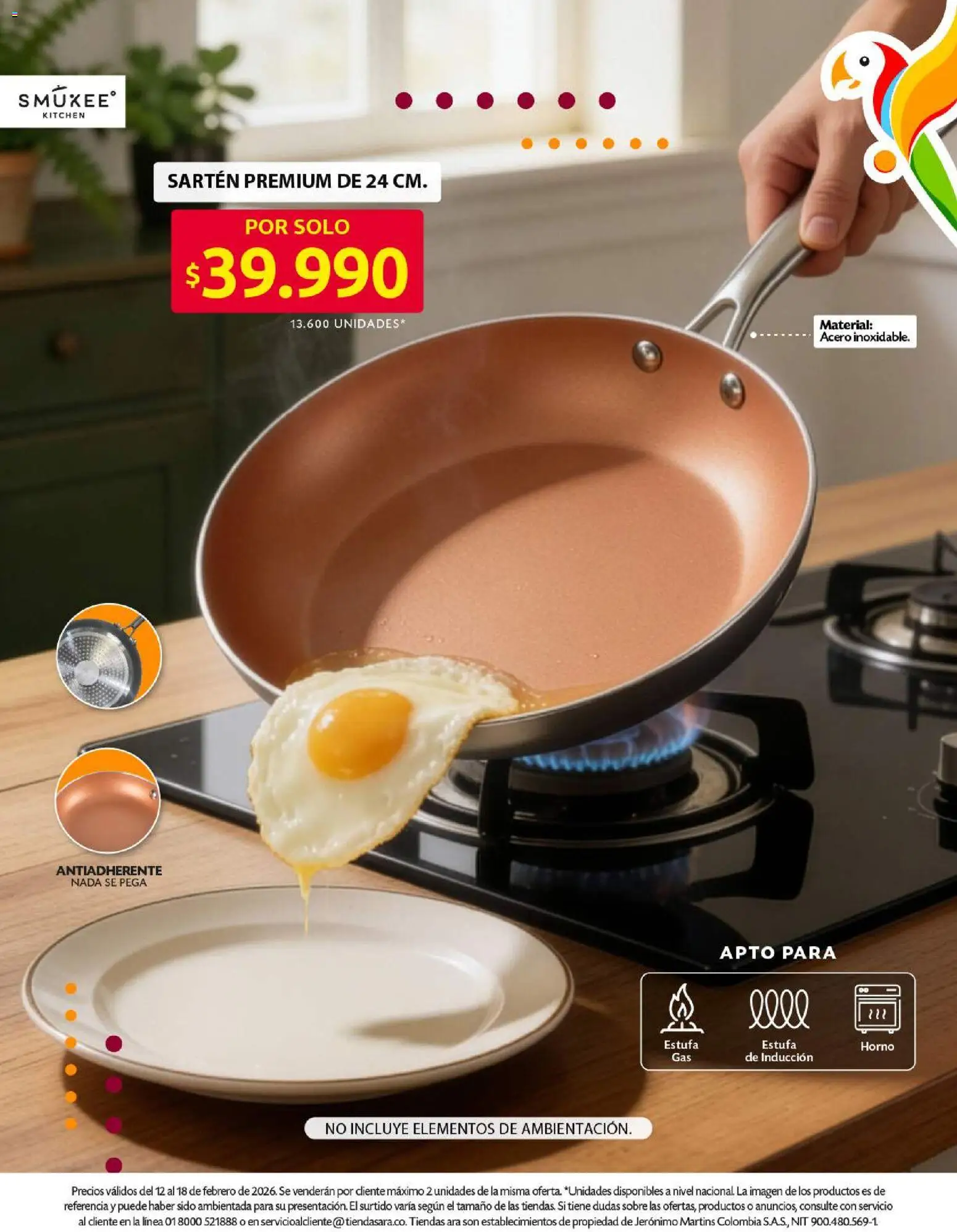 Ara revista - valida desde el 12.02.2026 | Página: 3 | Productos: Estufa, Horno, Sartén, Sobre