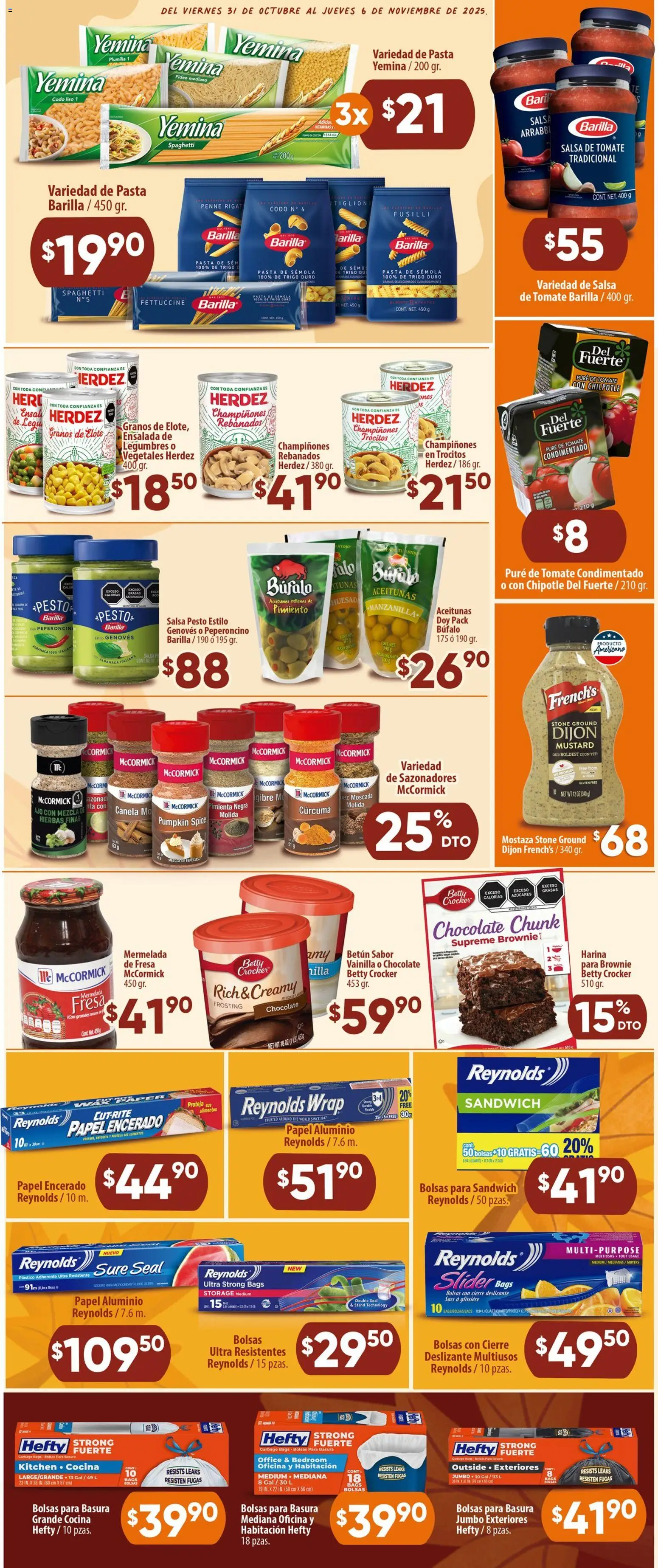 Nuevas ofertas de Calimax válidas en toda la República Mexicana desde el 31.10.2025. ¡Encuentra las mejores ofertas en Calimax folleto! | Página: 4 | Productos: Mostaza, Chocolate, Pure de Tomate, Cocina