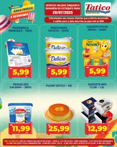 Tatico Folheto - válido de 28.07.2025 | Página: 9 | Produtos: Pó, Cálcio, Refrigerante, Requeijão