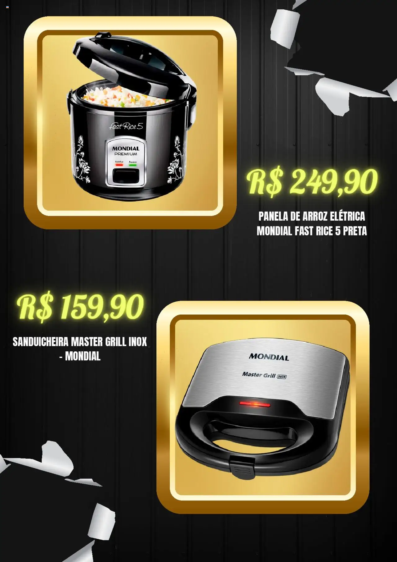 Preçolandia Folheto - válido de 19.08.2025 | Página: 5 | Produtos: Grill, Sanduicheira, Panela, Arroz