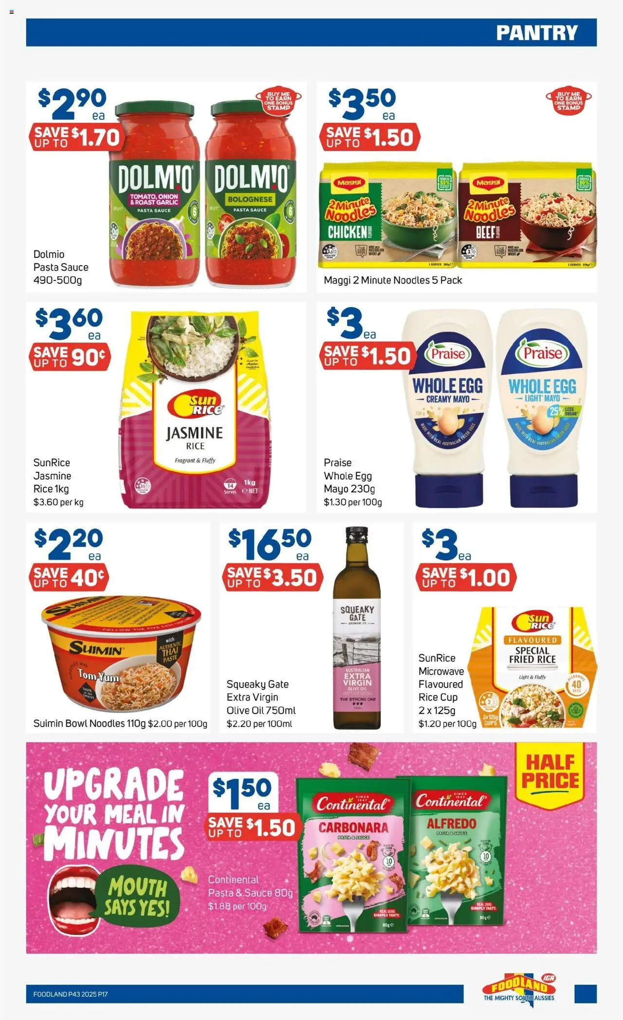 Foodland catalogue - valid from 22.10.2025 | Page: 17 | Products: Oil, Rice, Olive oil, Sauce