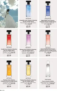 Preview of Free O₂ Eau de Toilette, White peach tea, honeysuckle and musk. 50 ml 490-840 from shop Avon valid from 06.11.2025 | Page: 72