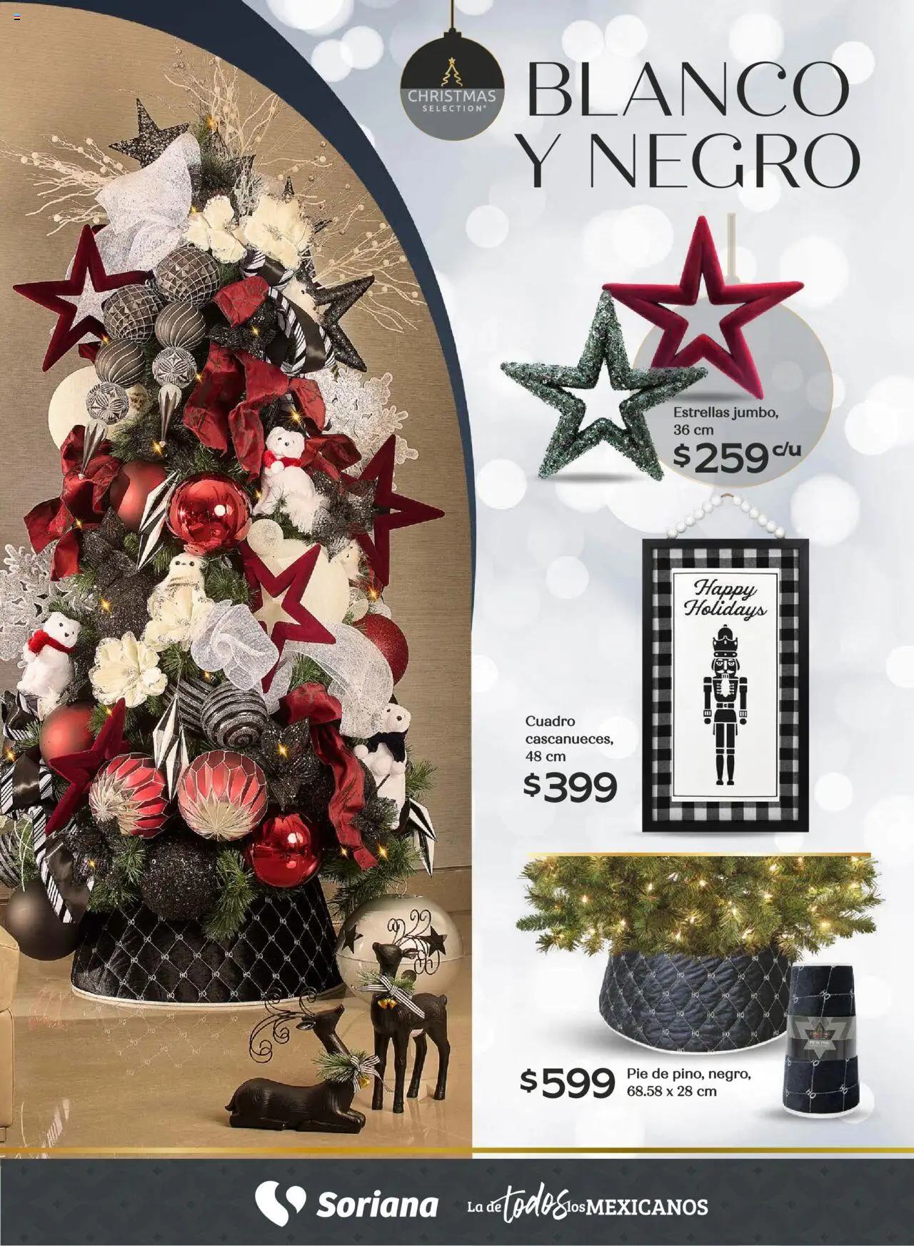 Nuevas ofertas de Soriana válidas en toda la República Mexicana desde el 25.09.2025. ¡Encuentra las mejores ofertas en Soriana - Decoración Navideña Súper Nacional! | Página: 22 | Productos: Cuadro