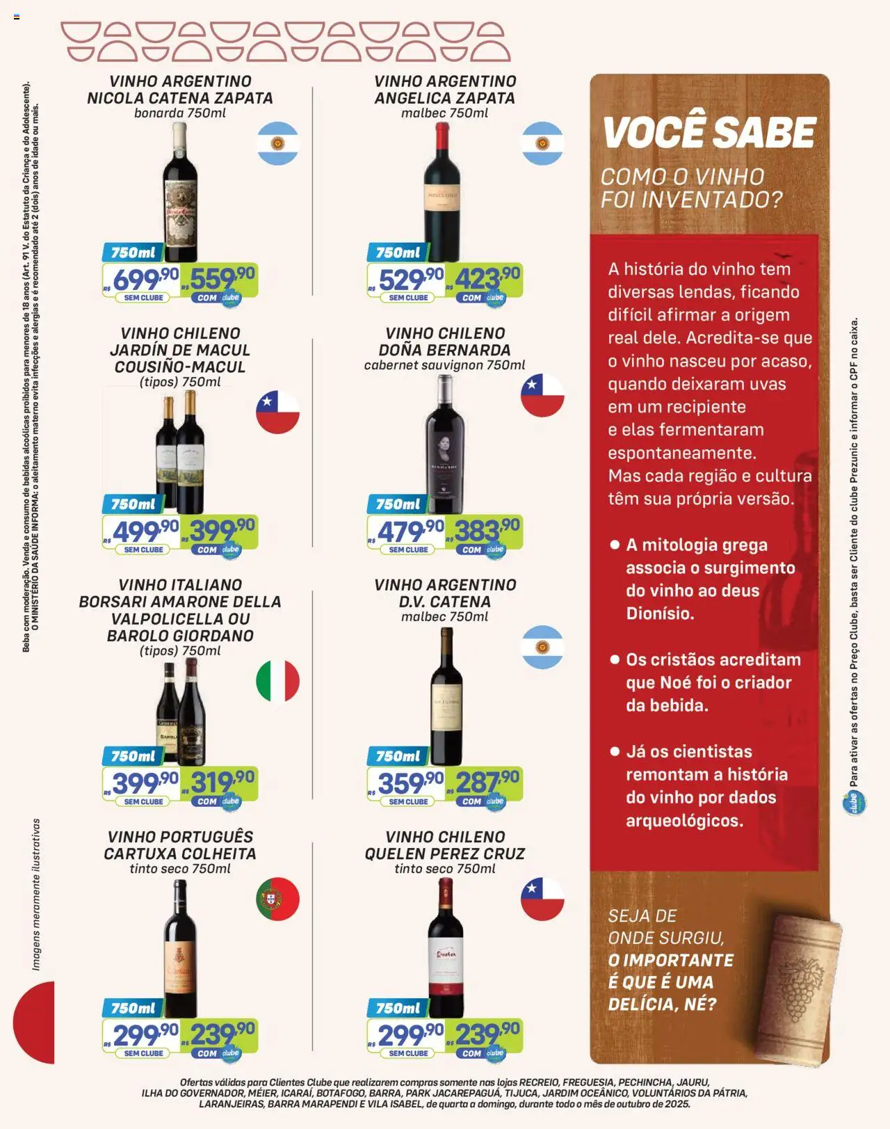 Prezunic Folheto - válido de 01.10.2025 | Página: 2 | Produtos: Vinho, Uvas