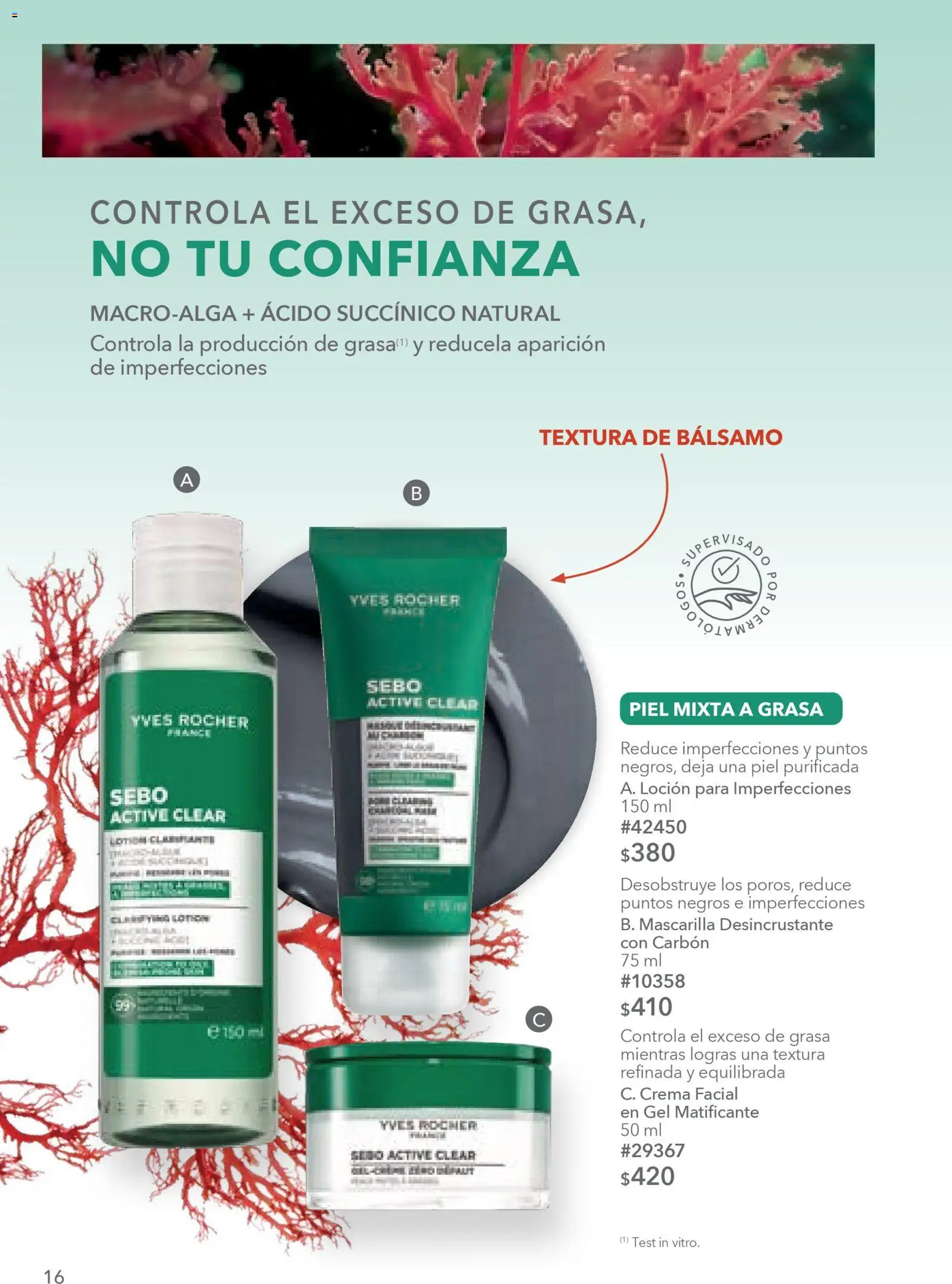 Nuevas ofertas de Yves Rocher válidas en toda la República Mexicana desde el 03.03.2026. ¡Encuentra las mejores ofertas en Yves Rocher campaña 4 2026! | Página: 16 | Productos: Crema, Loción, Bálsamo, Mascarilla