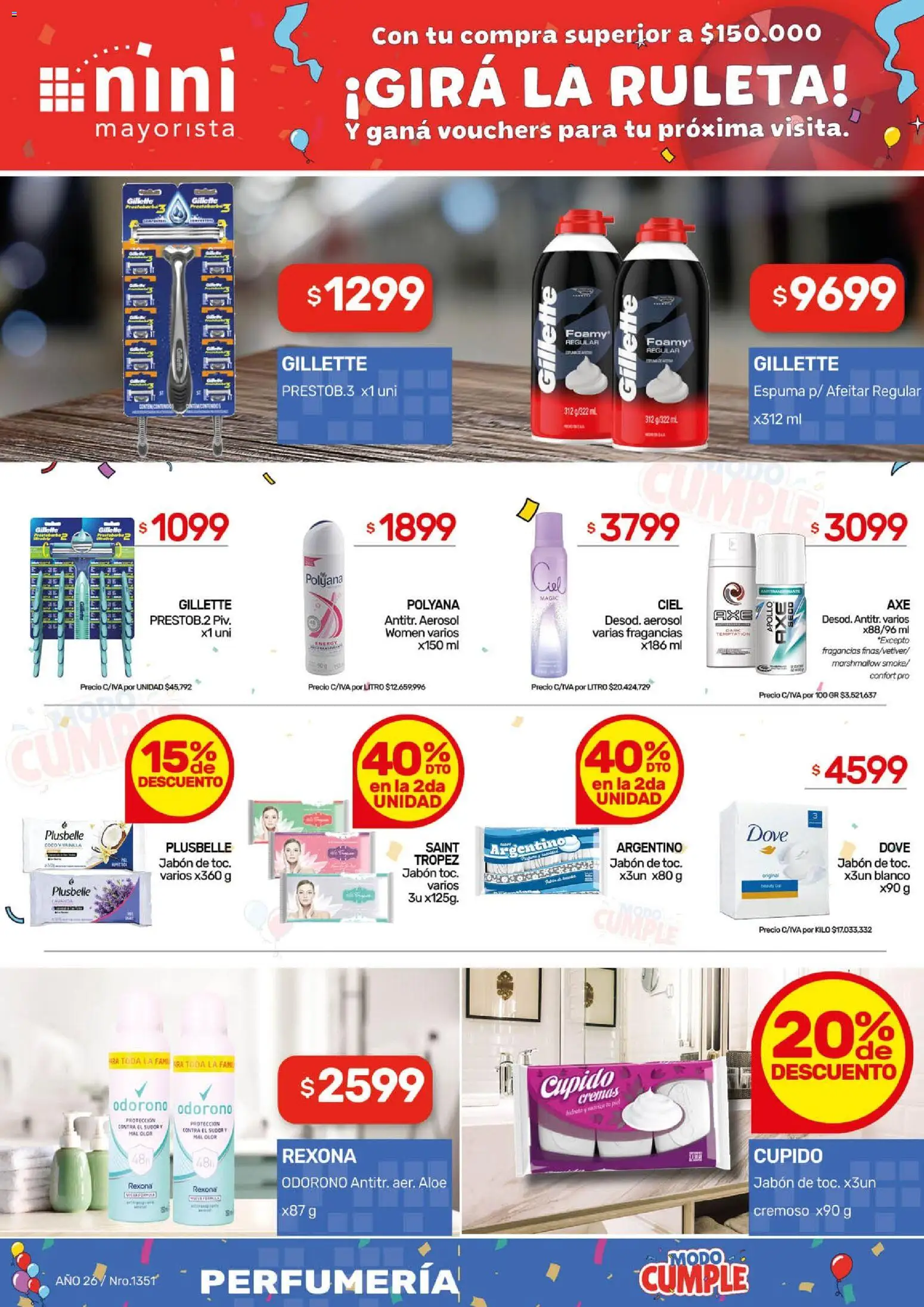 NINI Mayorista - Ofertas │ válido desde el 16.03.2026 | Página: 4 | Productos: Jabón, Espuma