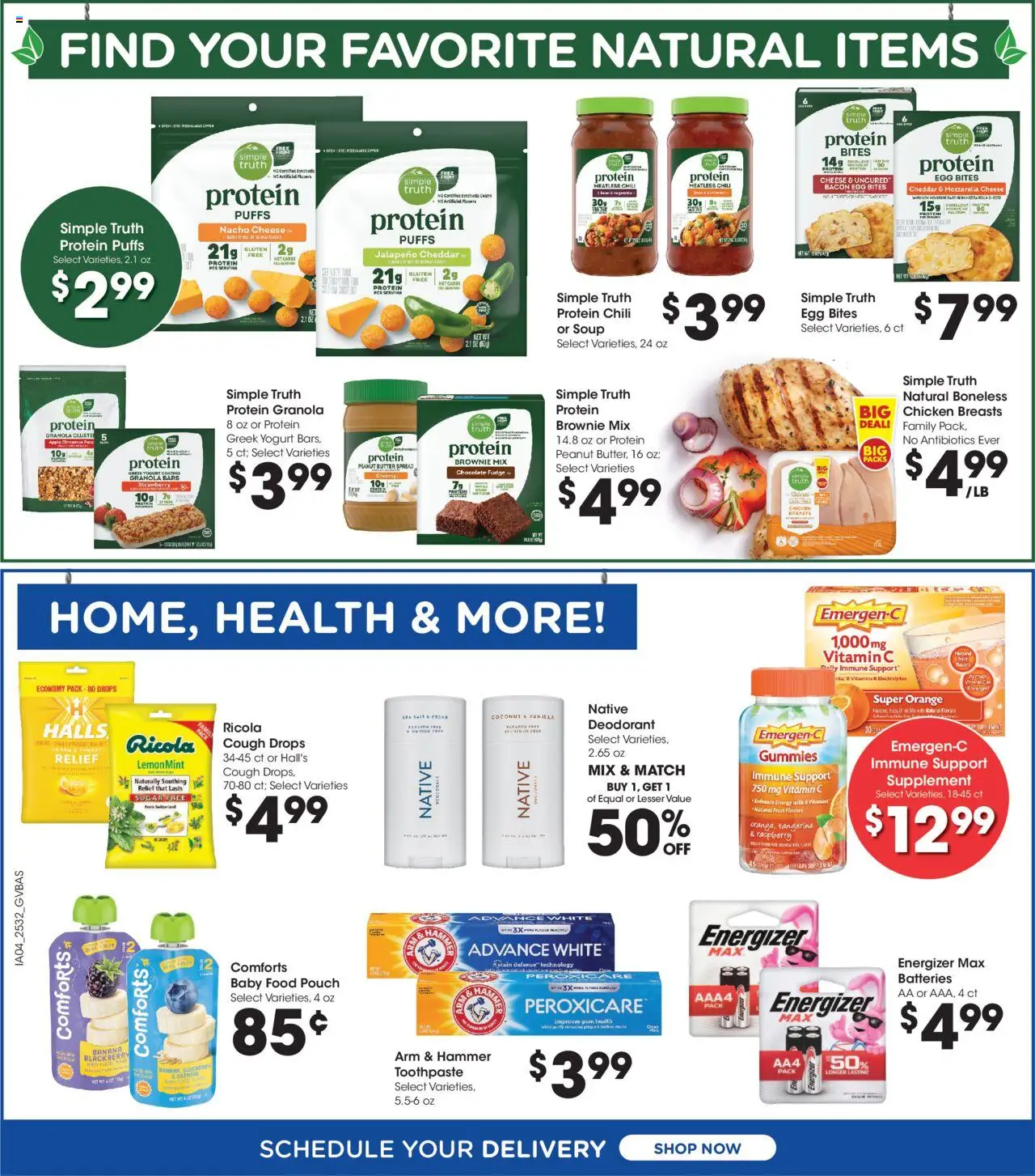 Kroger Ad - valid from 10.09.2025 | Page: 7 | Products: Butter, Deodorant, Salt, Lemon