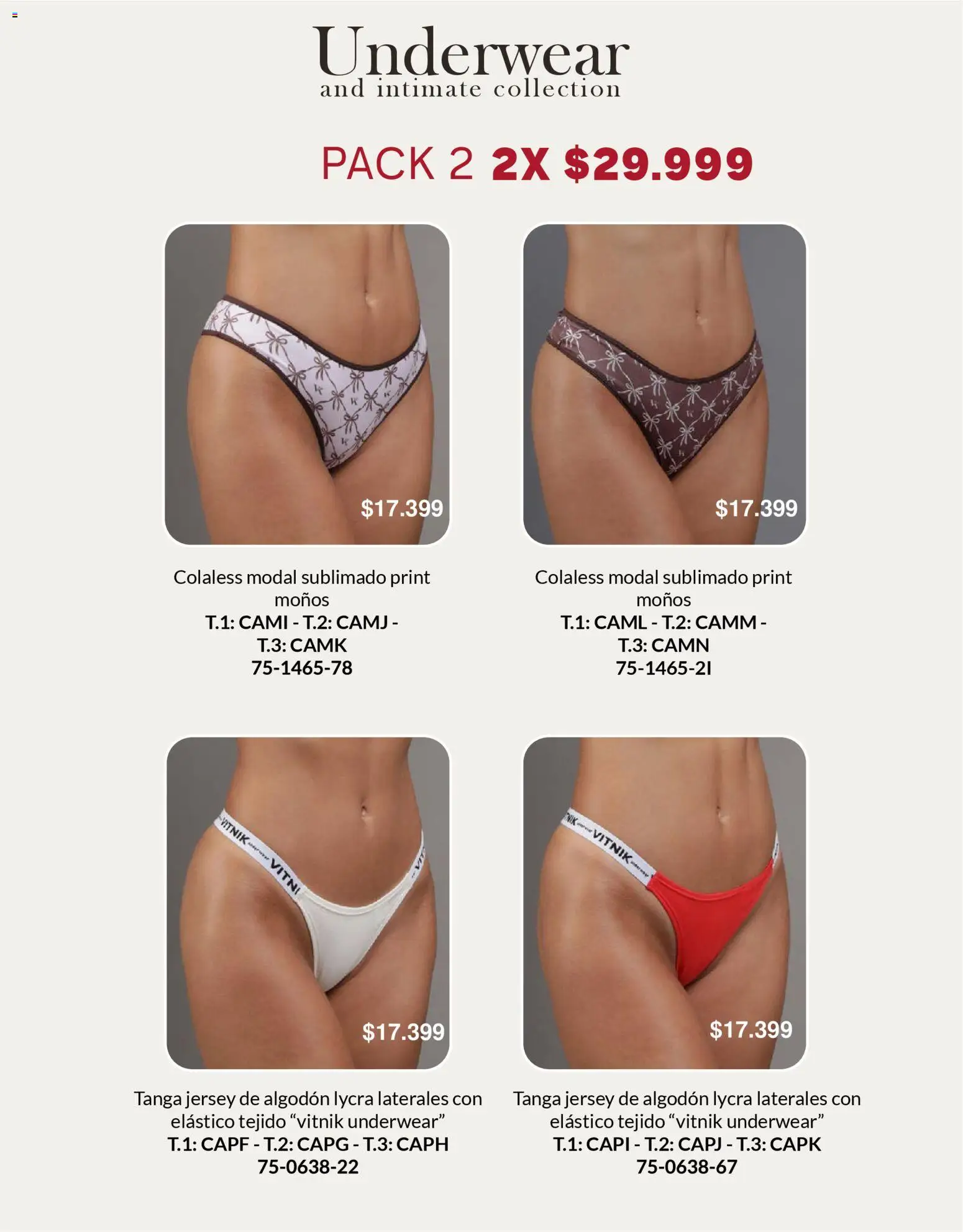 Vitnik - Underwear & Complements │ válido desde el 01.04.2026 | Página: 37