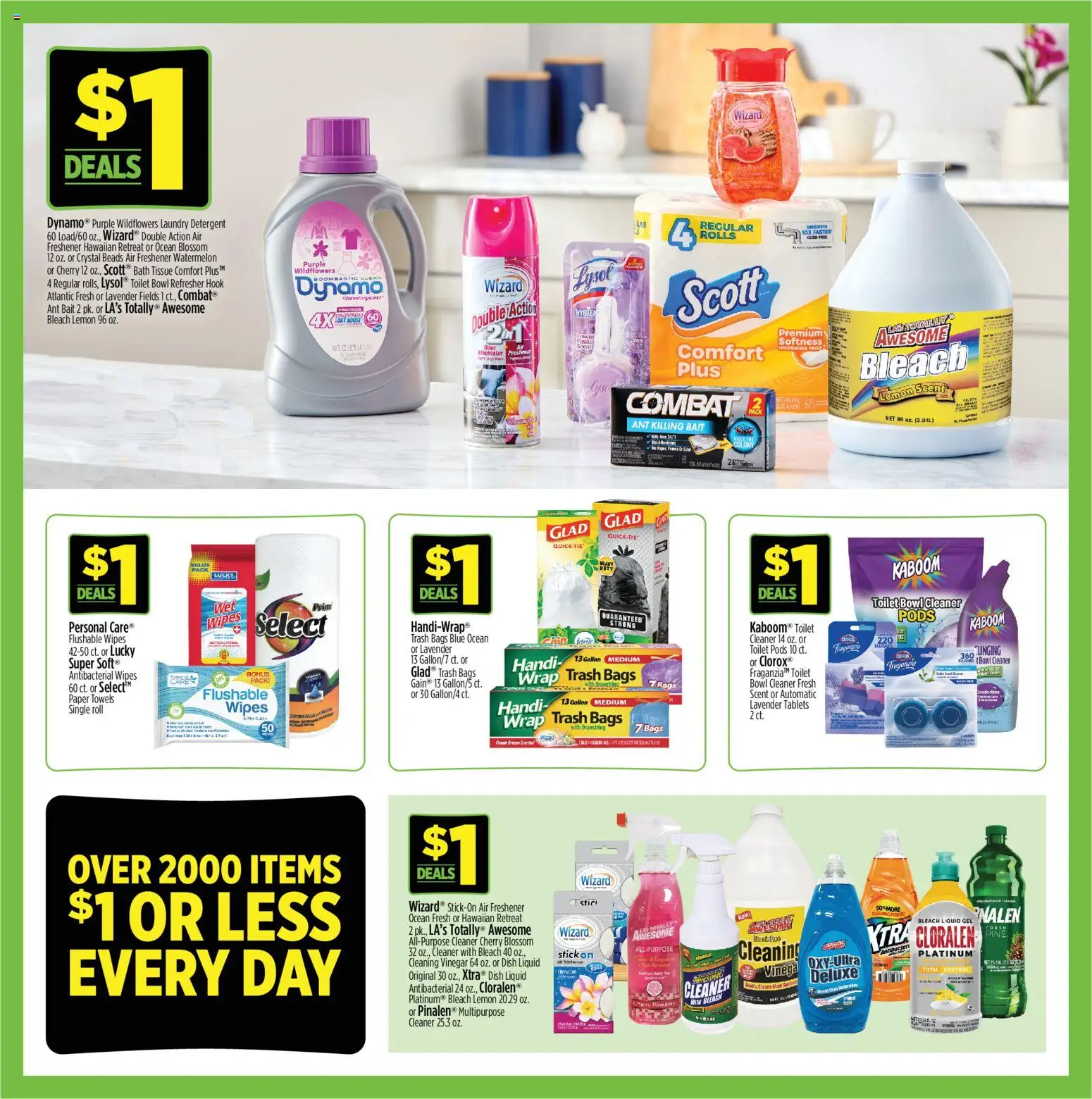Dollar General Weekly Ad - valid from 15.02.2026 | Page: 7 | Products: Vinegar, Bath, Detergent, Bait