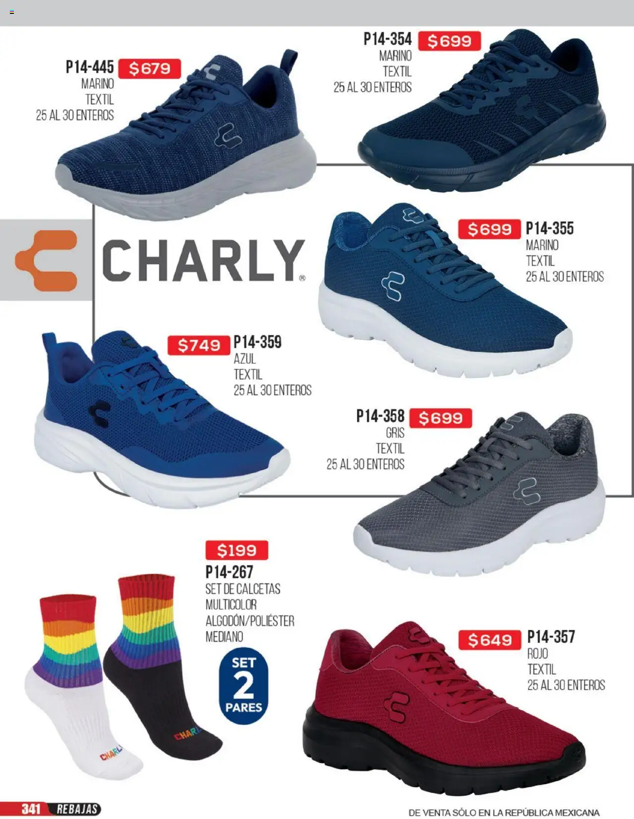 Nuevas ofertas de Cklass válidas en toda la República Mexicana desde el 23.06.2025. ¡Encuentra las mejores ofertas en Cklass catálogo Rebajas Sobre Calzado! | Página: 342 | Productos: Calcetas