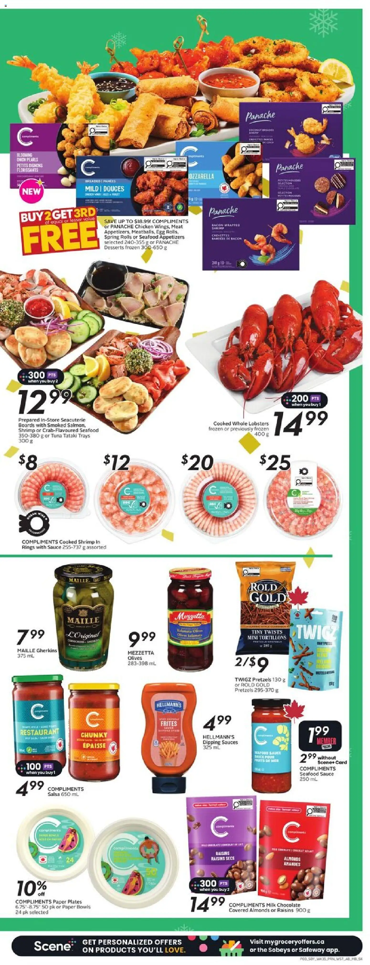 Safeway flyer valid from 25.12.2025 | Page: 6 | Products: Milk, Chocolate, Juice, Chicken