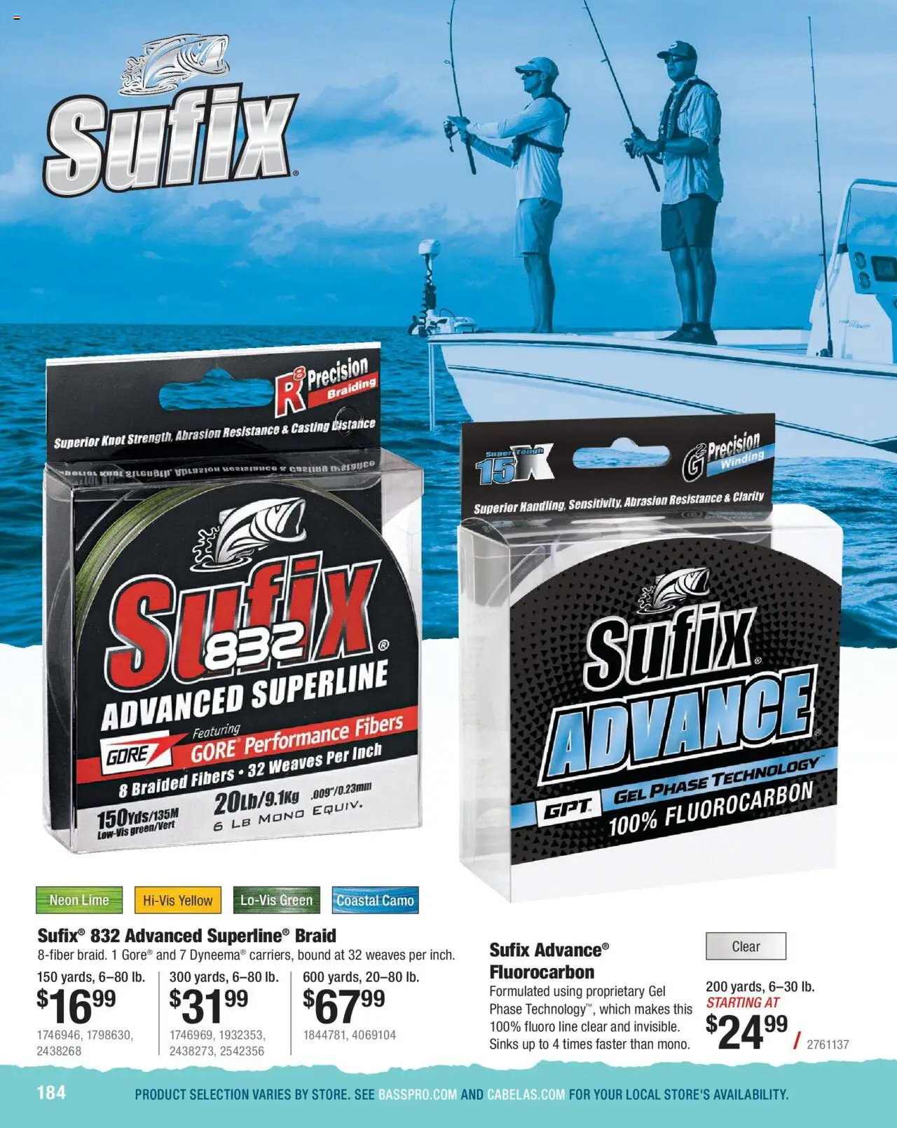 Cabela's Saltwater Specialist 25 - valid from 01.01.2025 | Page: 184 | Products: Lime