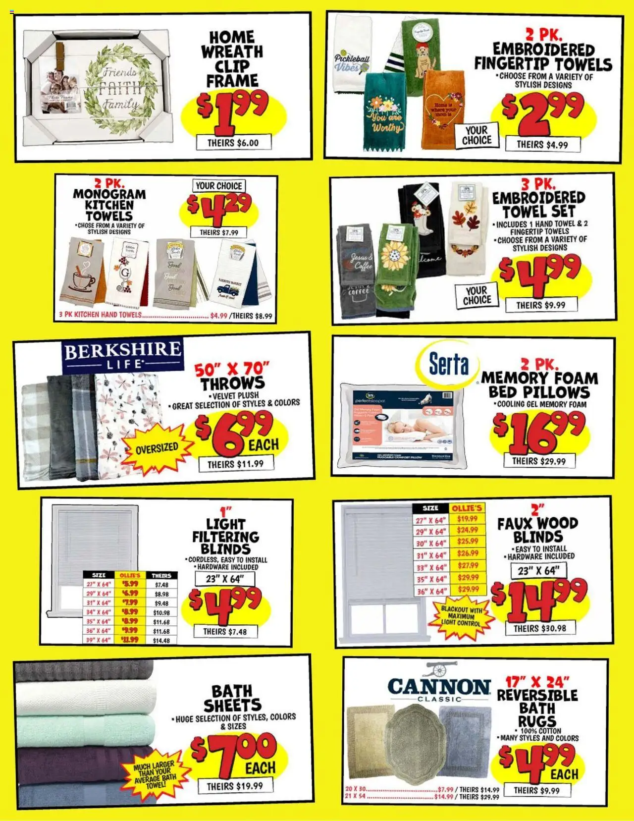 Ollie's Ad - valid from 20.08.2025 | Page: 6 | Products: Bed, Clip, Bath, Coffee