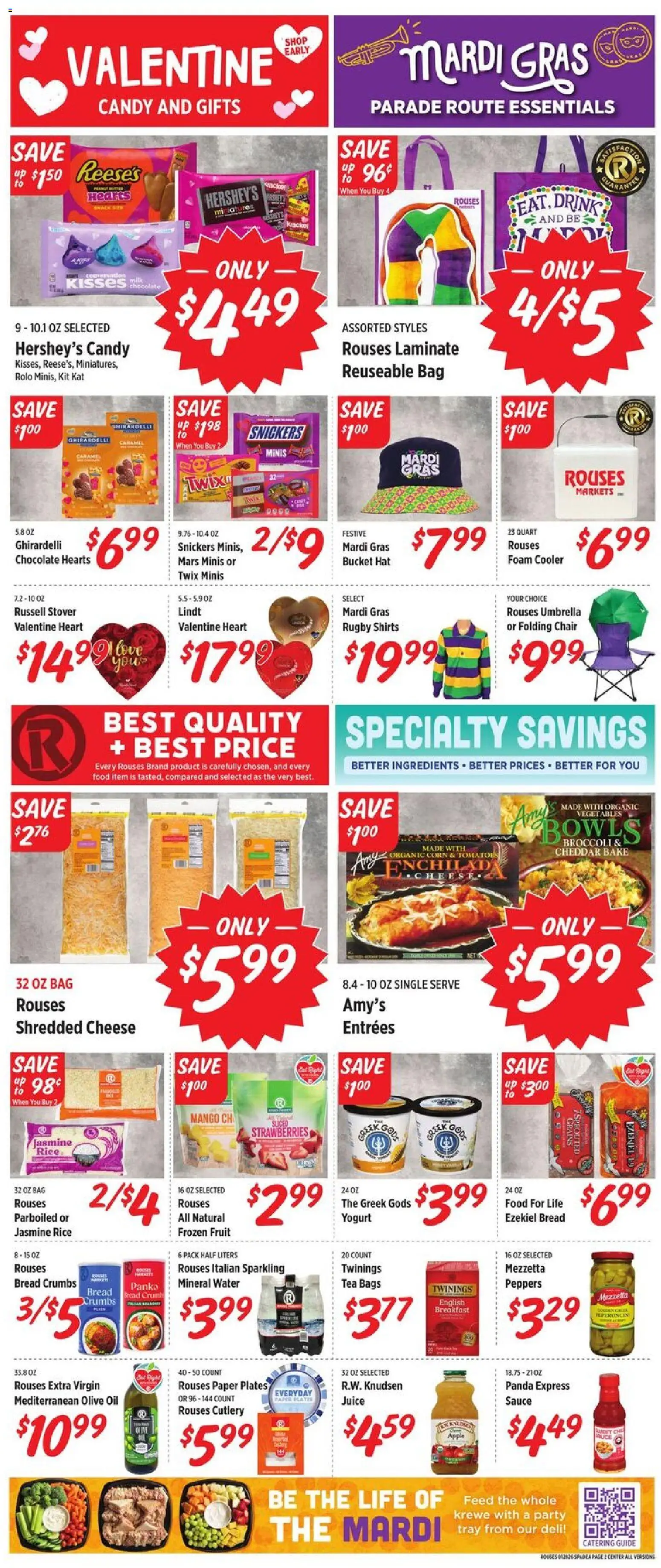 Rouses Weekly Ad - AL - valid from 28.01.2026 | Page: 5 | Products: Yogurt, Rice, Water, Vegetables