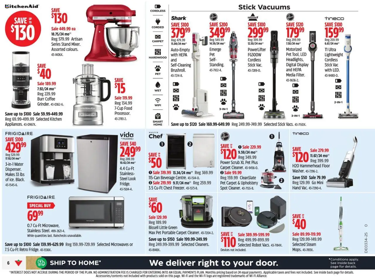 Canadian Tire flyer valid from 14.08.2025 | Page: 8 | Products: Robot, Carpet, Coffee